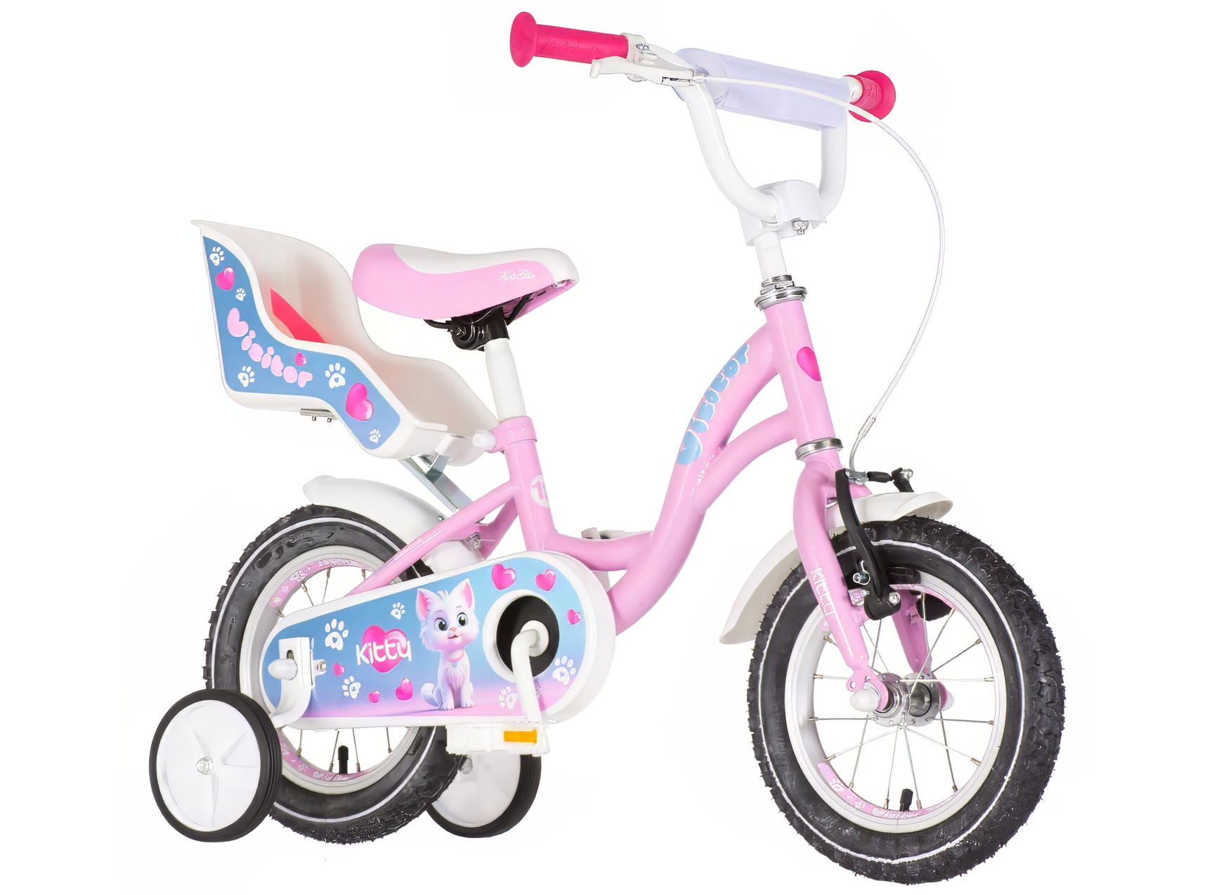 Bicikl Visitor Kitty 12" roze