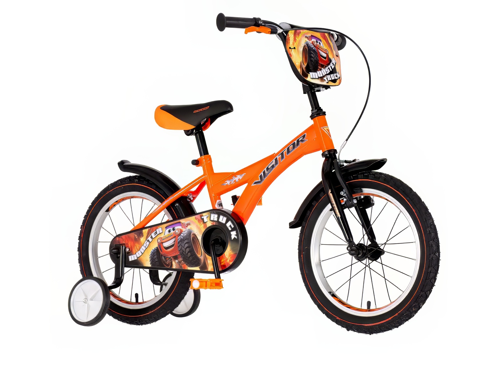 Bicikl Visitor Truck monster  16" narandžasti