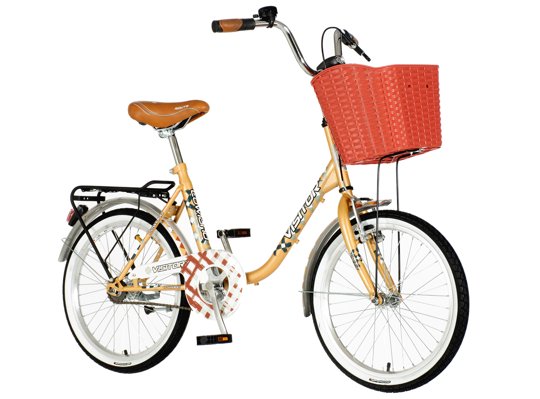 City bicikla visitor braon žuta-low203f