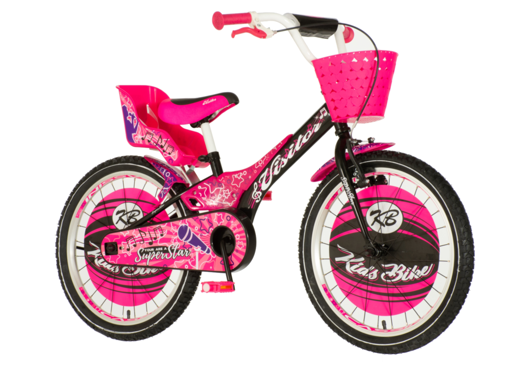 Bicikl Visitor Super star 20 " crno ljubičasti