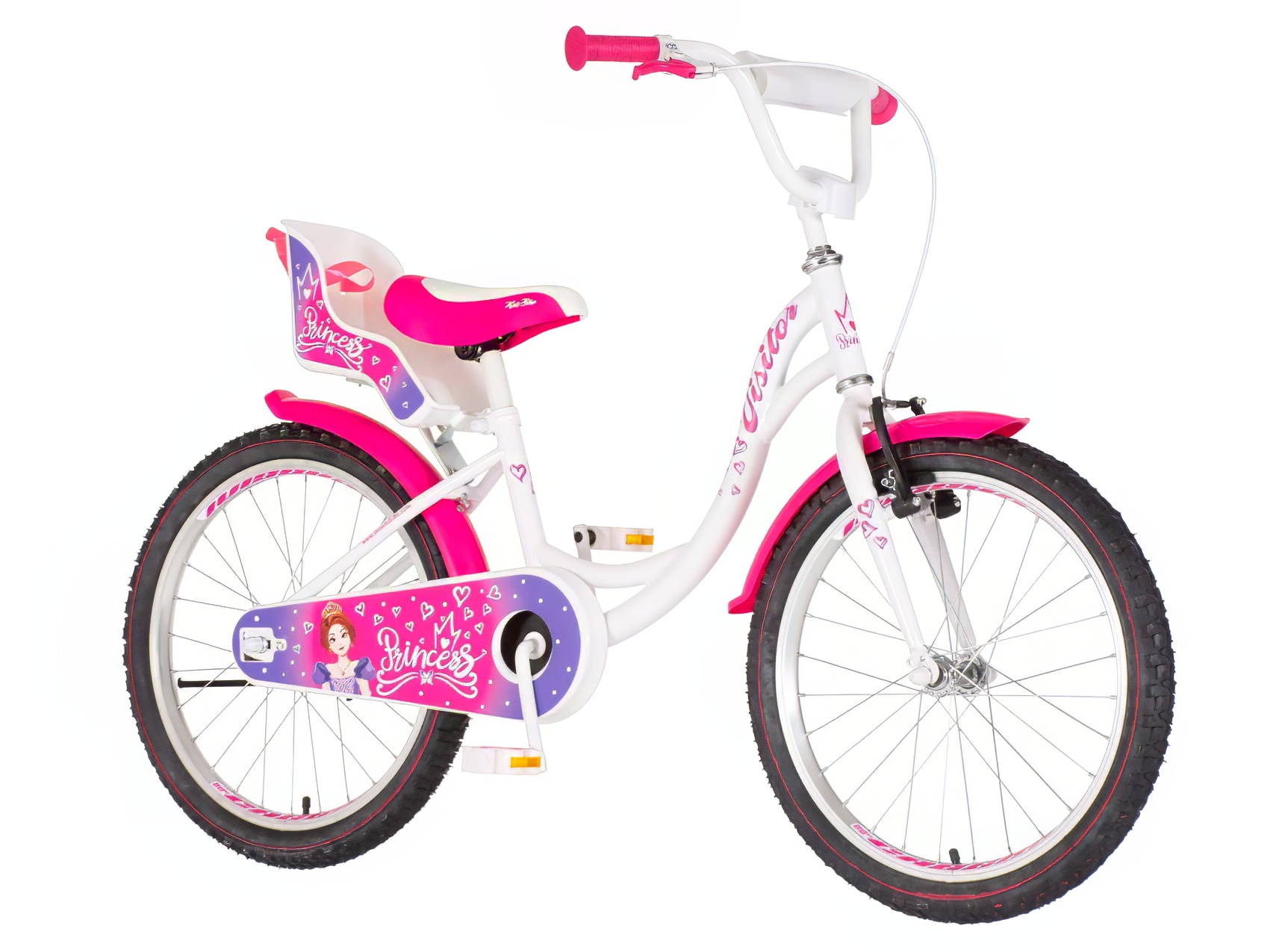 Dečiji Bicikl Visitor Princess 20 Bele Boje
