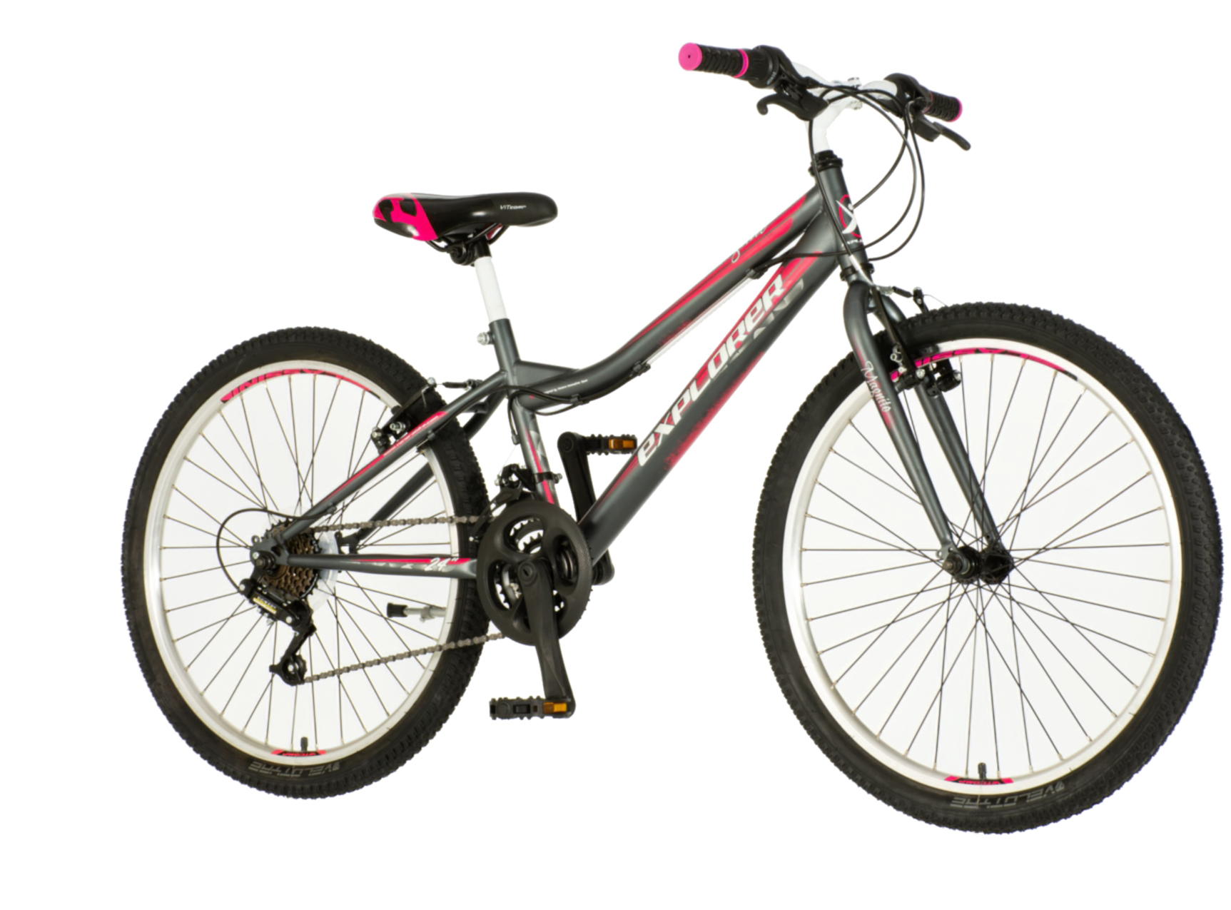 Bicikl Explorer Magnito 24" sivo roze