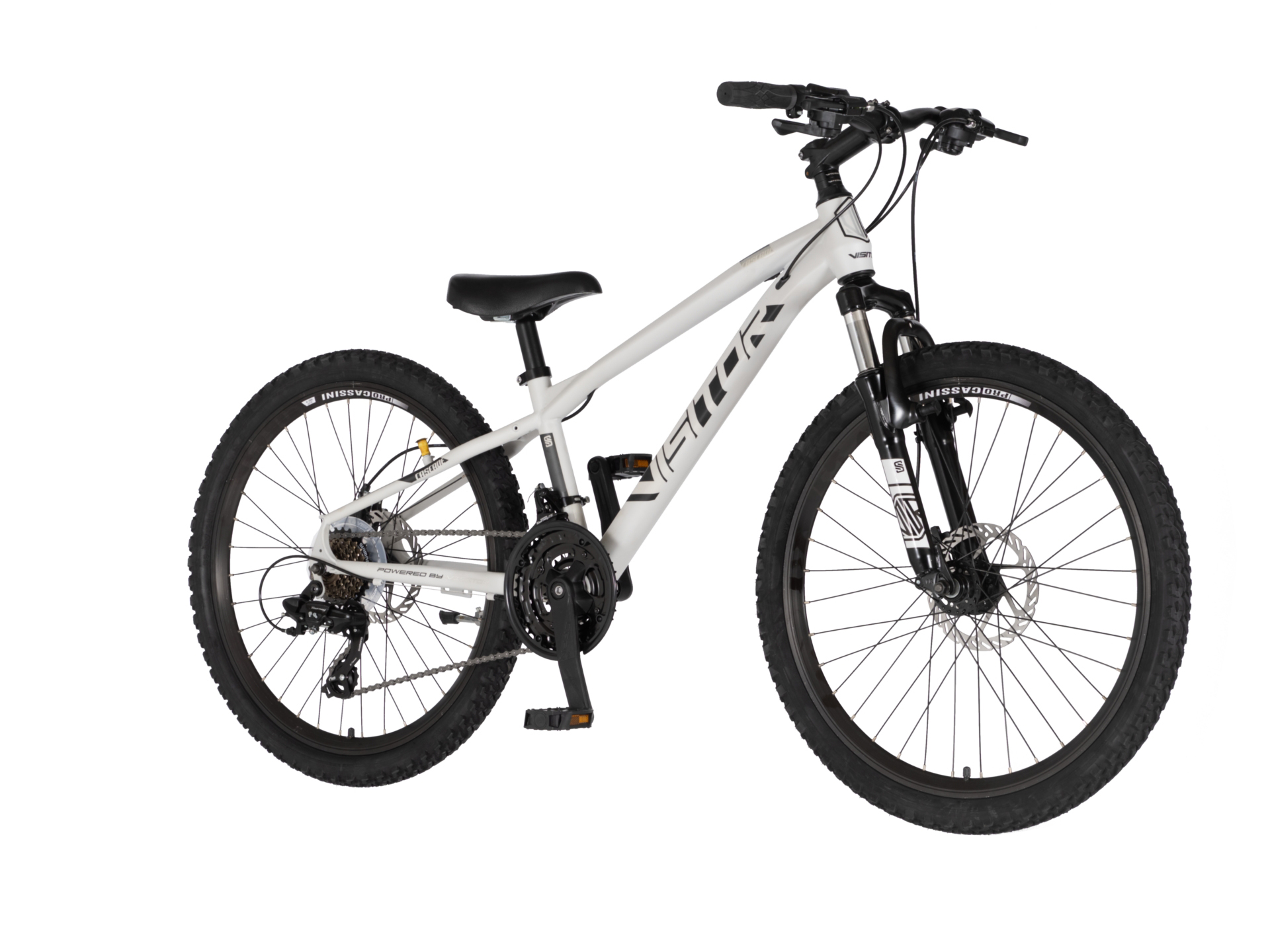 Bicikl Visitor Cascade 24" sivo beli