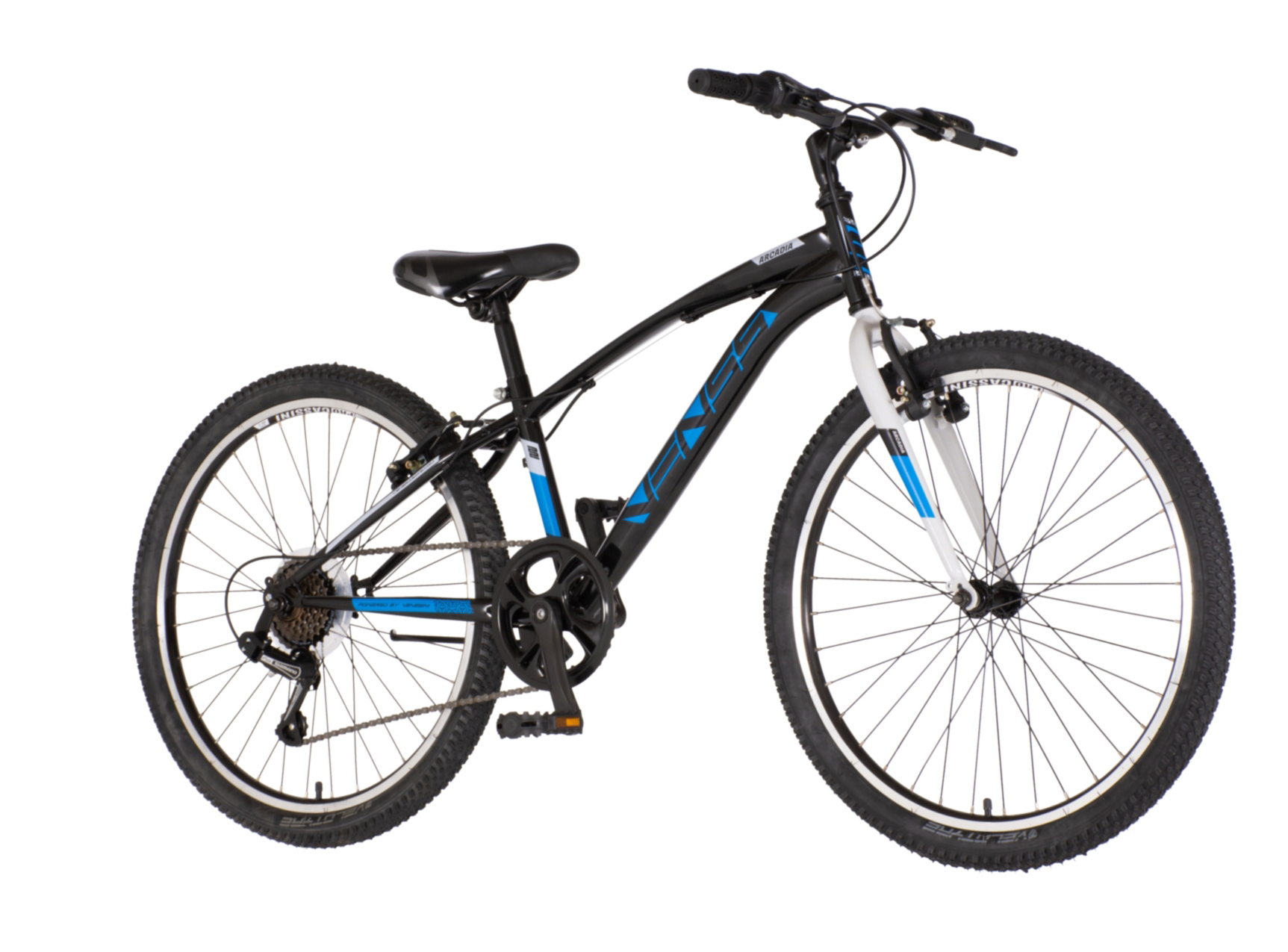Bicikl Venssini Arcadia 24" crno plavi