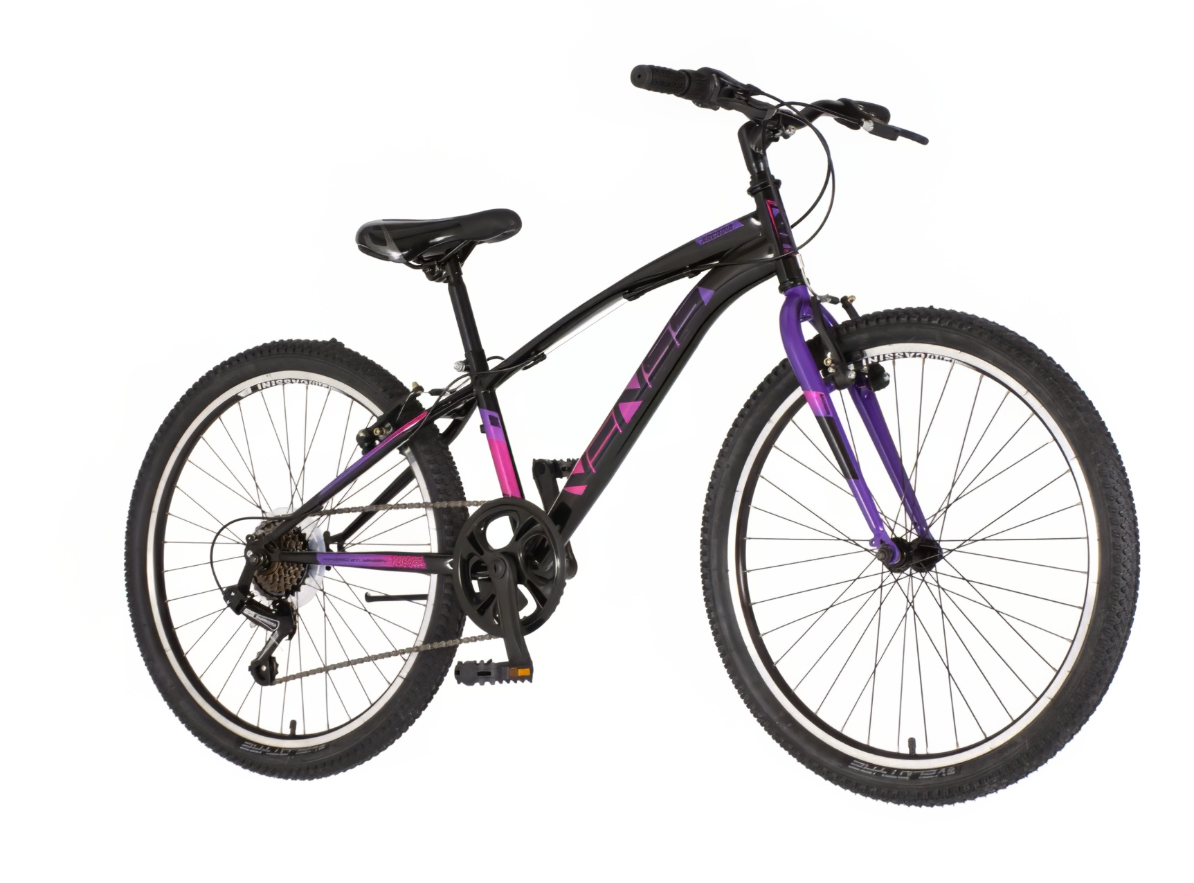 Bicikl Venssini Arcadia 24" crno ljubičasti