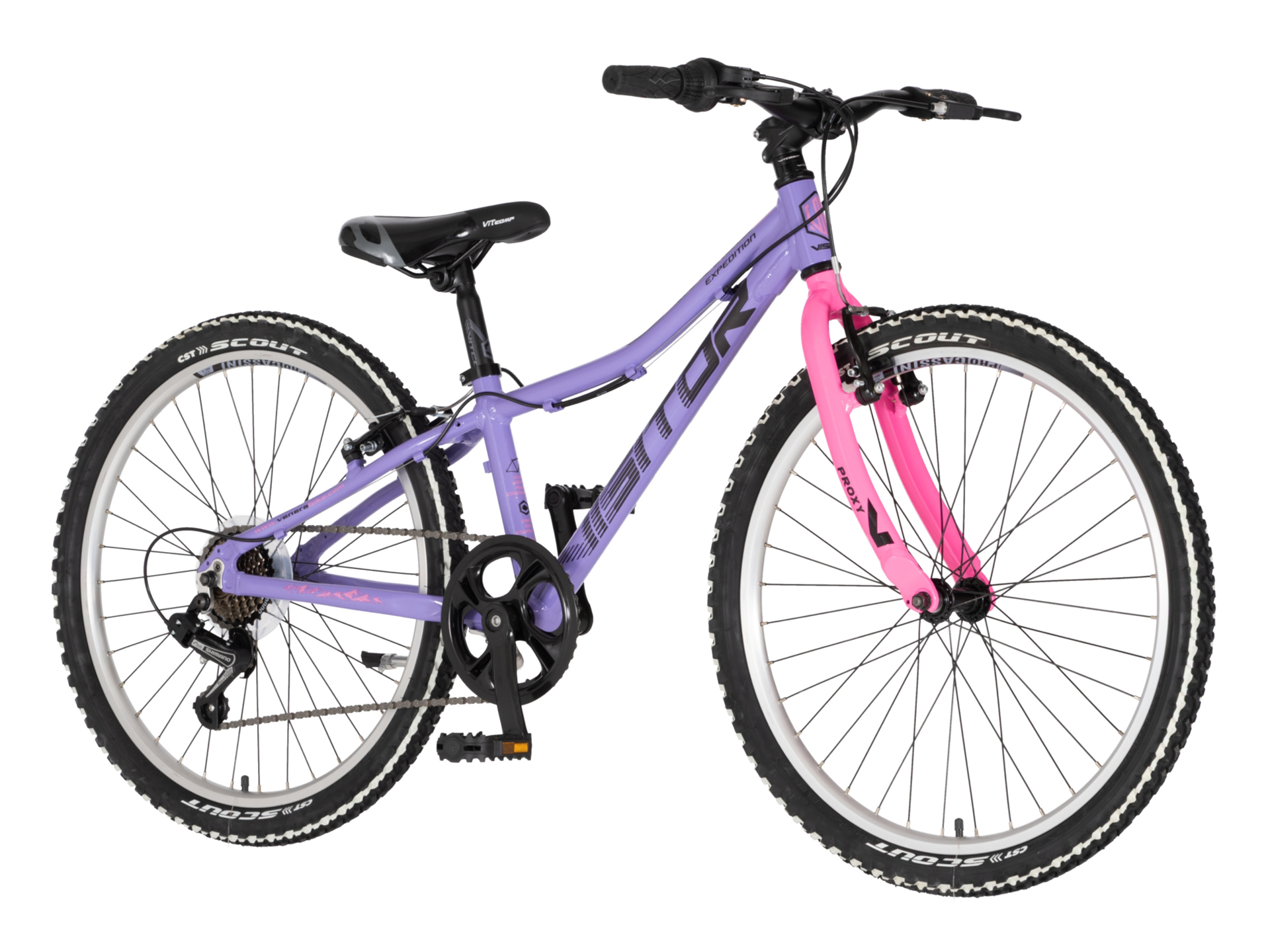Bicikl Visitor Proxy Start 2.0 24" ljubičasto roze