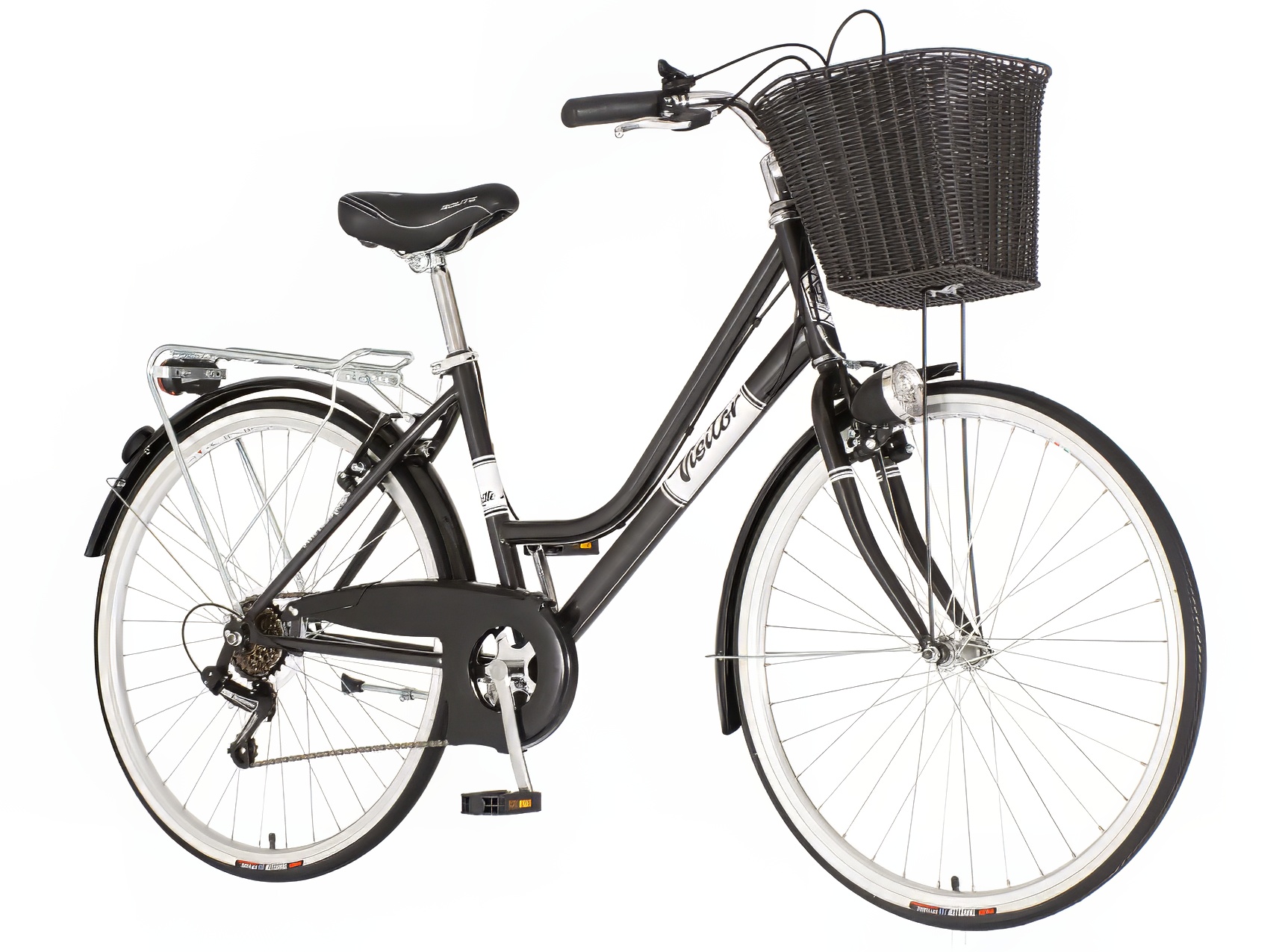 Bicikl Visitor Fashion Latte  26x1.3/8"  crni