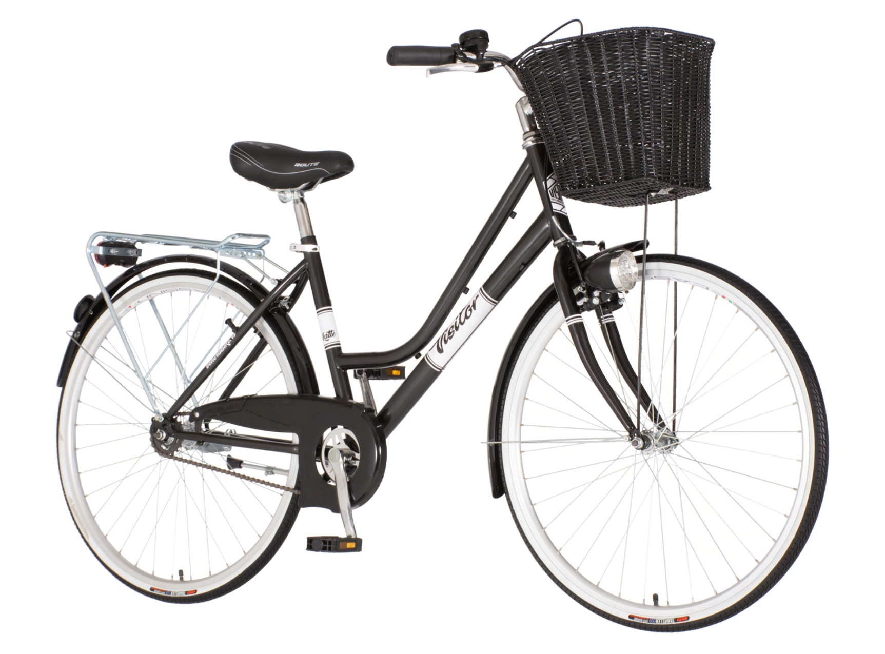 Bicikl Visitor Fashion Latte 26x1.3/8" crni