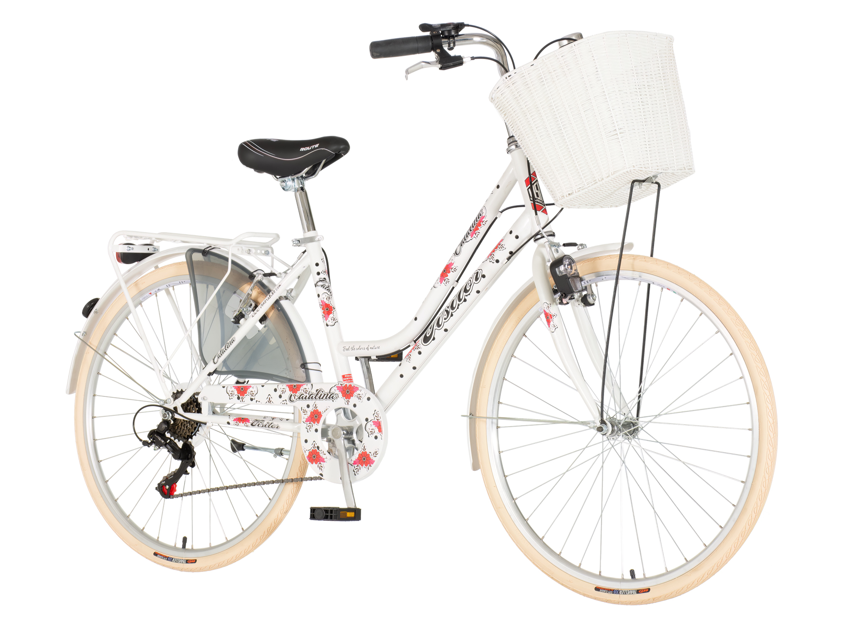 Bicikl Visitor Catalina 26x1.3/8" belo roze