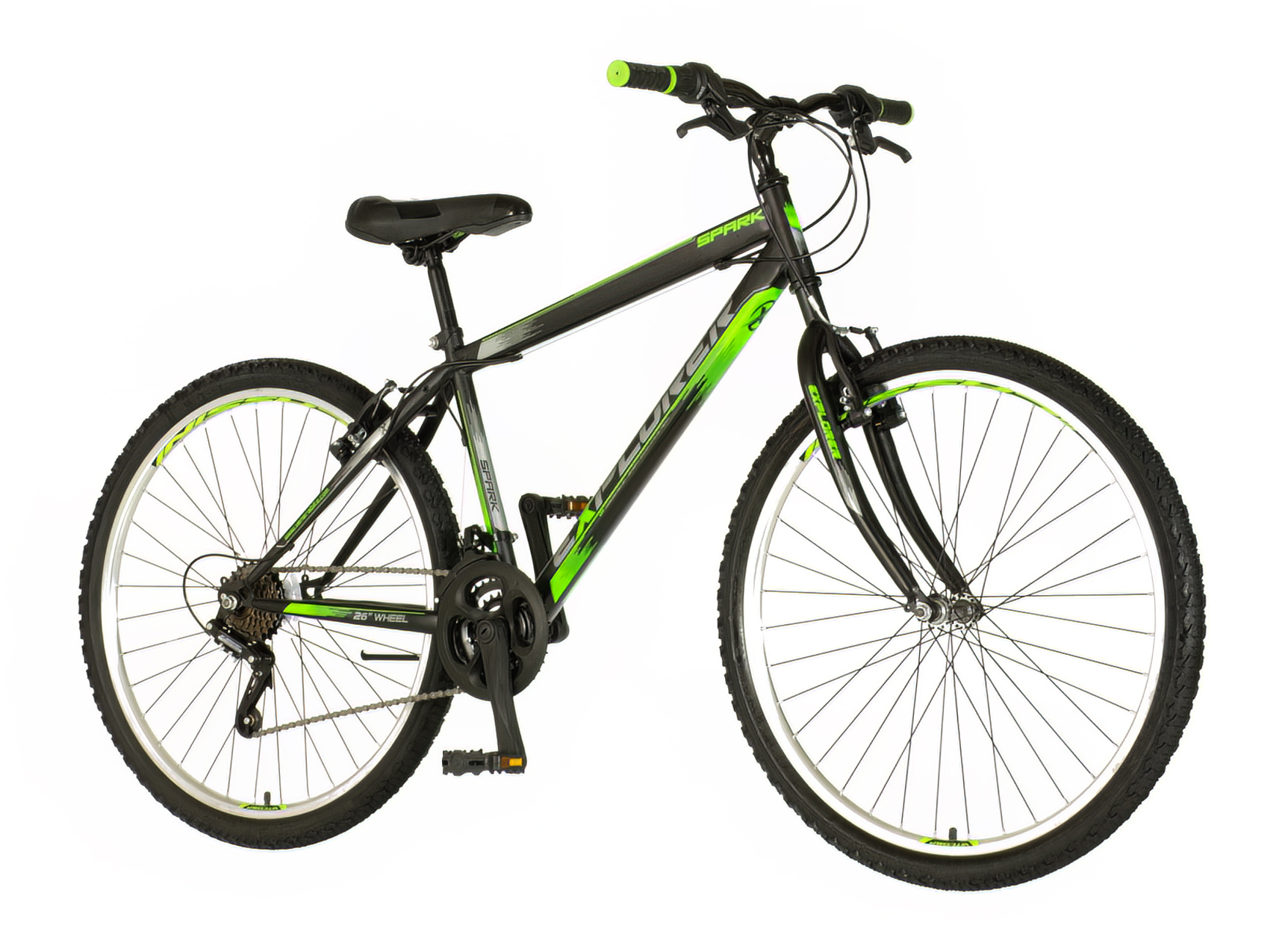 Spark explorer bicikla crno zelena-spa261