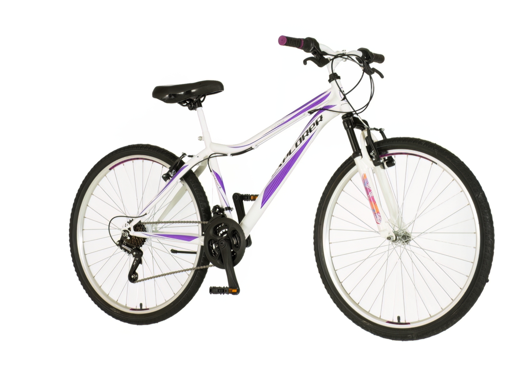 Bicikl Explorer Spark 26" belo ljubičasti
