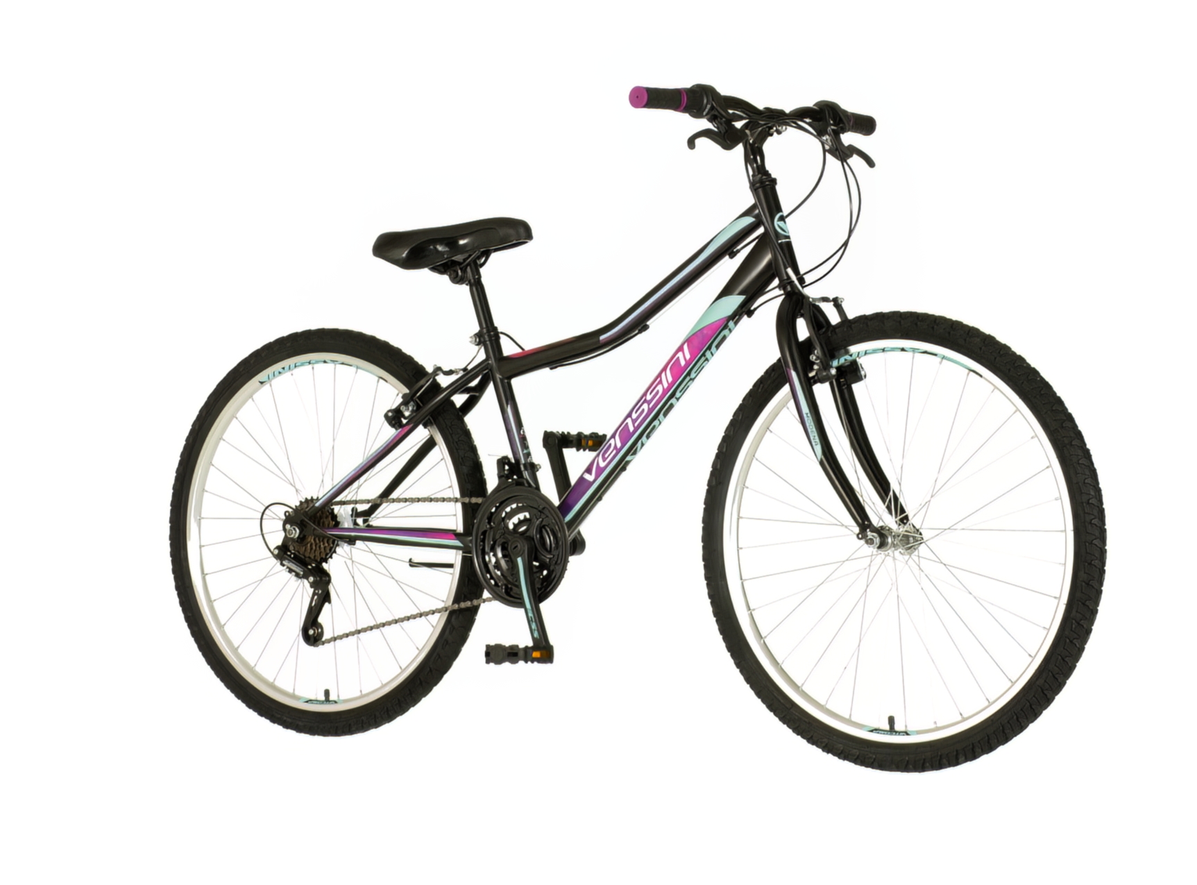 Bicikl Venssini Modena 26" crno ljubičasti