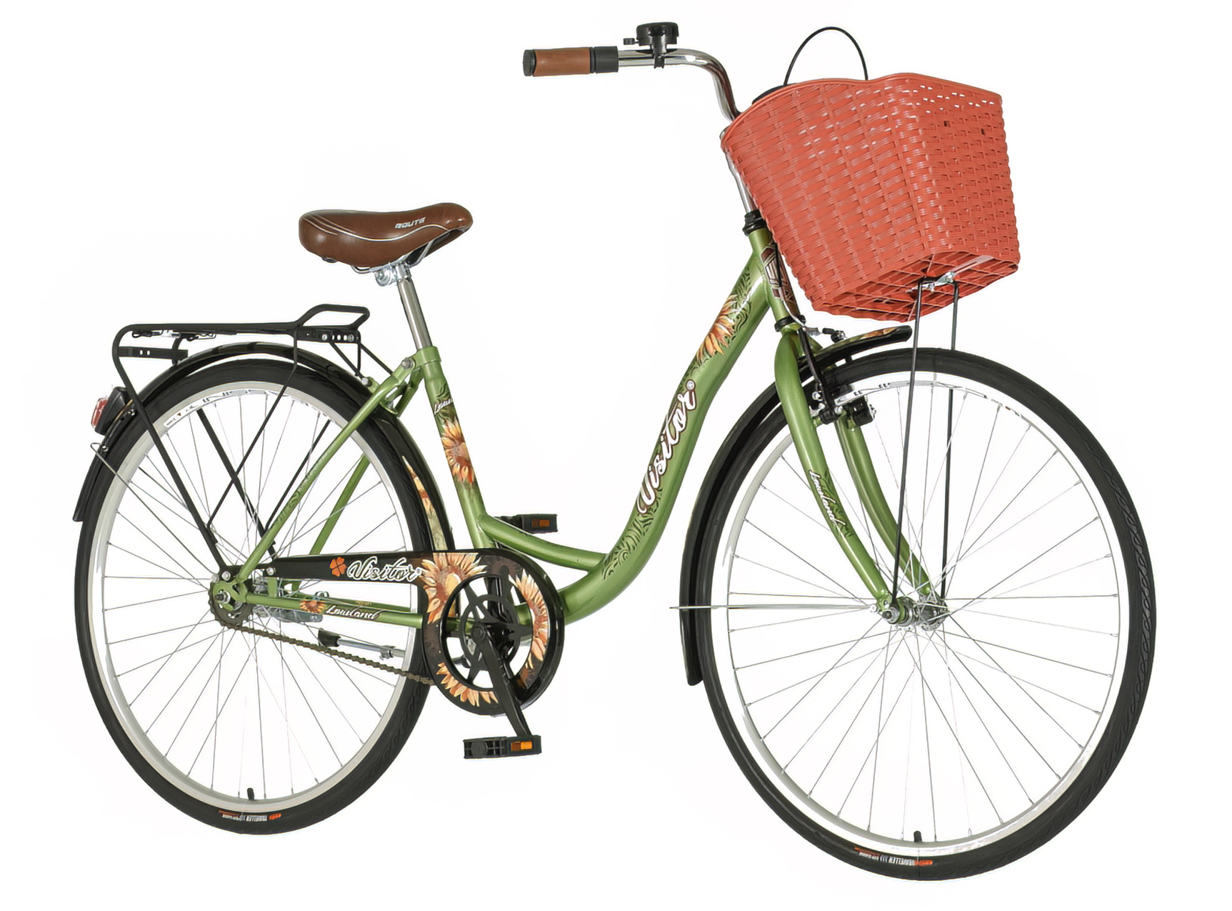 Lowland visitor bicikla zeleno narandžasta-low262f