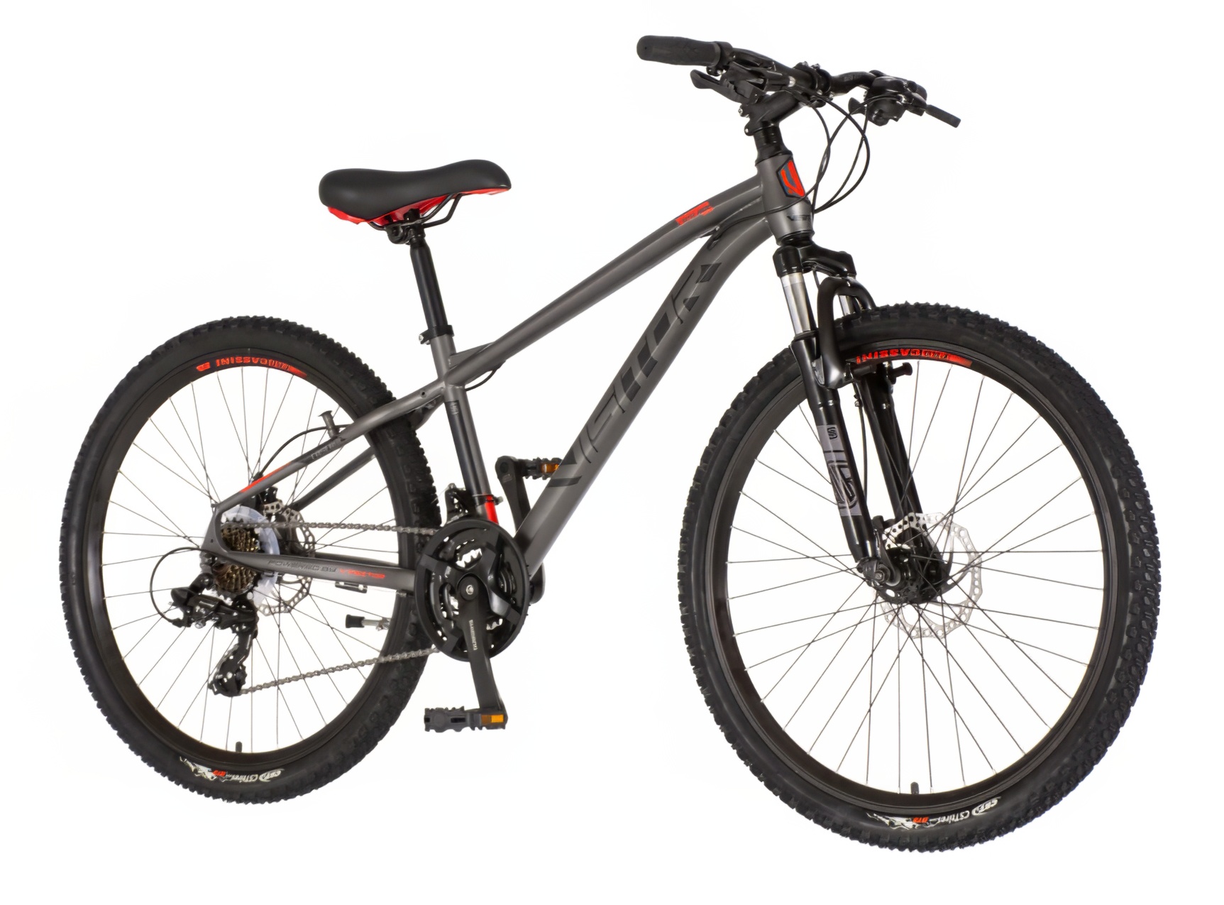 Bicikl Visitor Cascade 26" sivo crveni