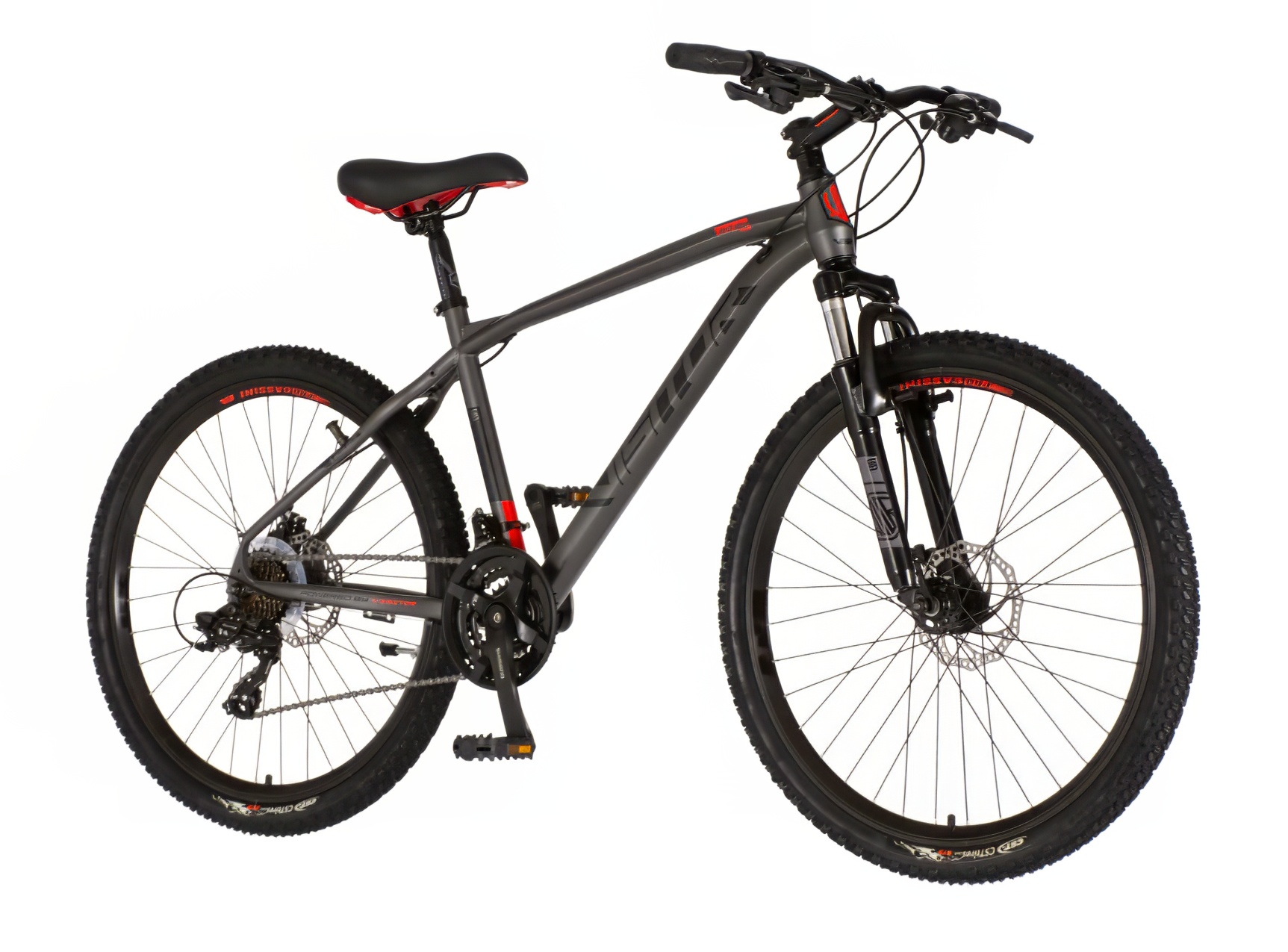 Bicikl Visitor Cascade 26" sivo crveni