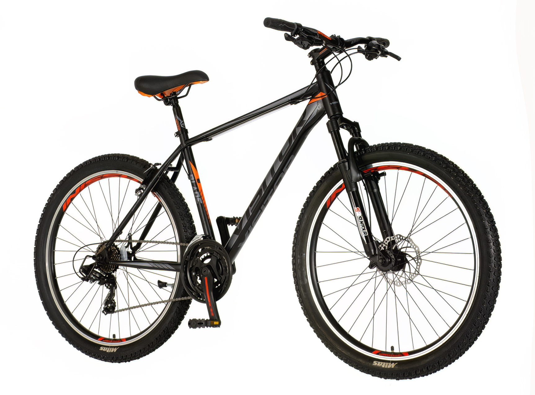 Visitor blade mtb bicikla crno narandžasta-bla271amd1