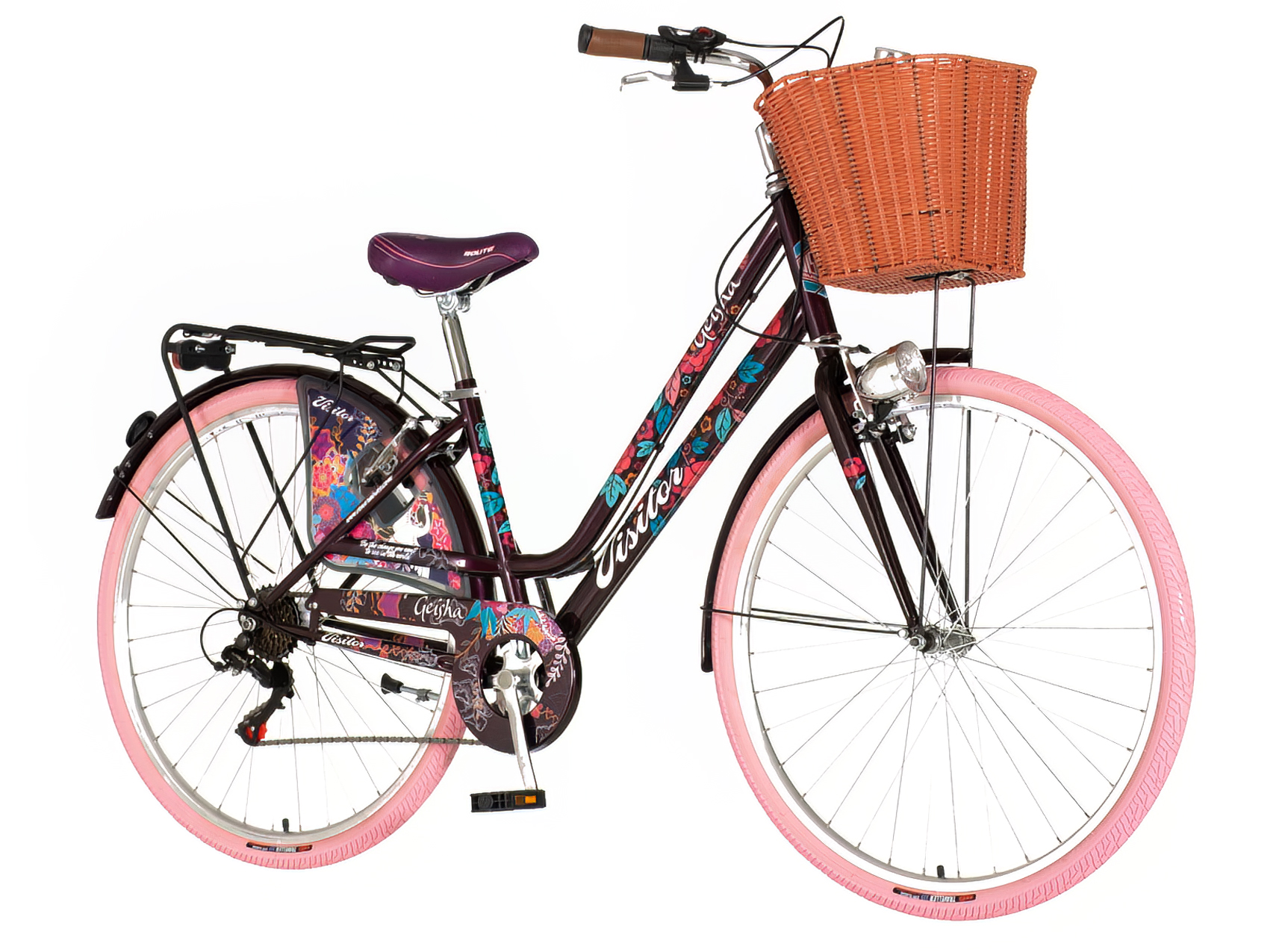 Fashion bicikla visitor ljubičasto roza-fas282s6
