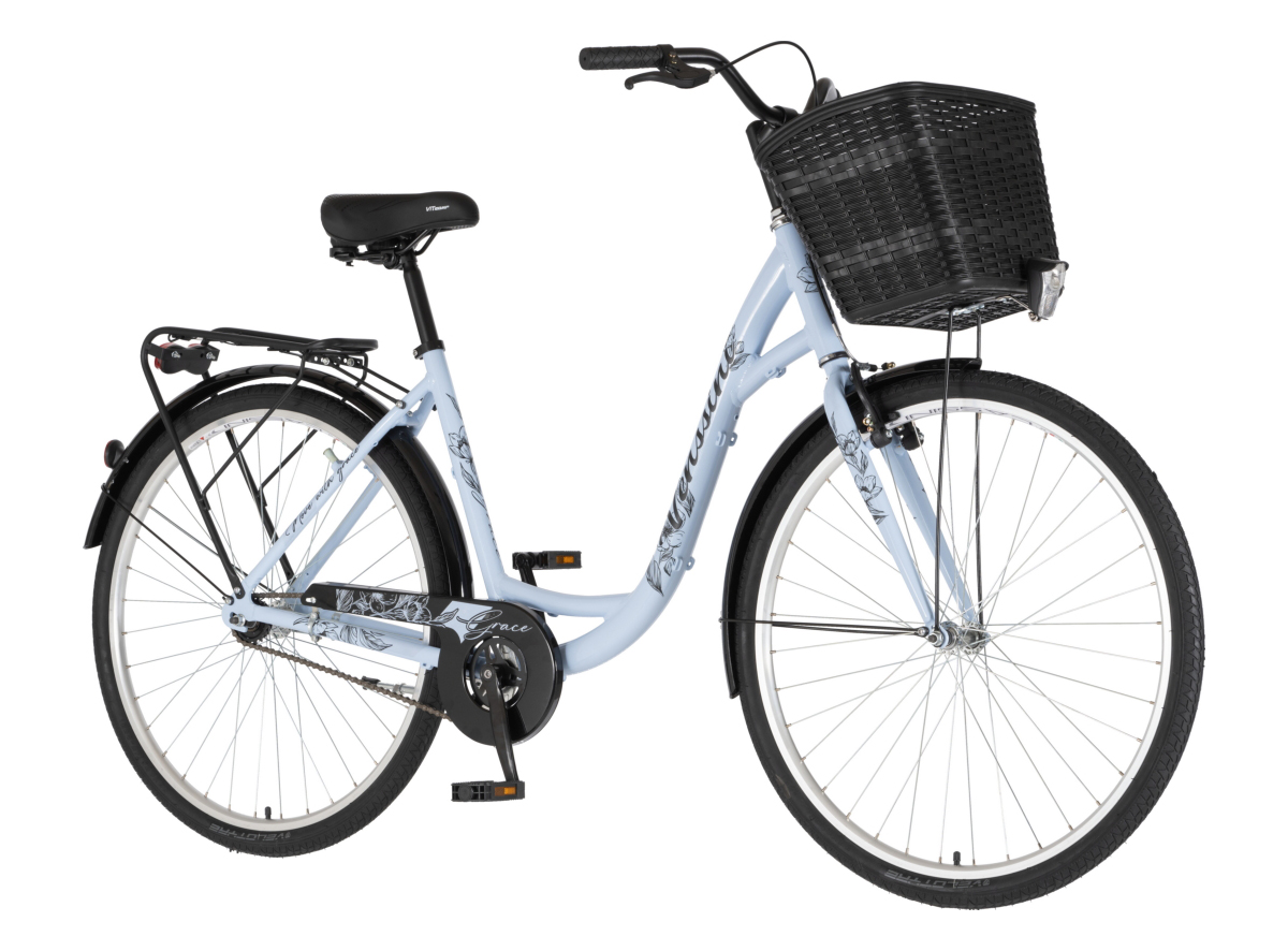 BICIKL FASHION VENSSINI GRACE 28" ALU 19" V-BRAKE  KONTRA 155-178CM (S/M) PLAVI