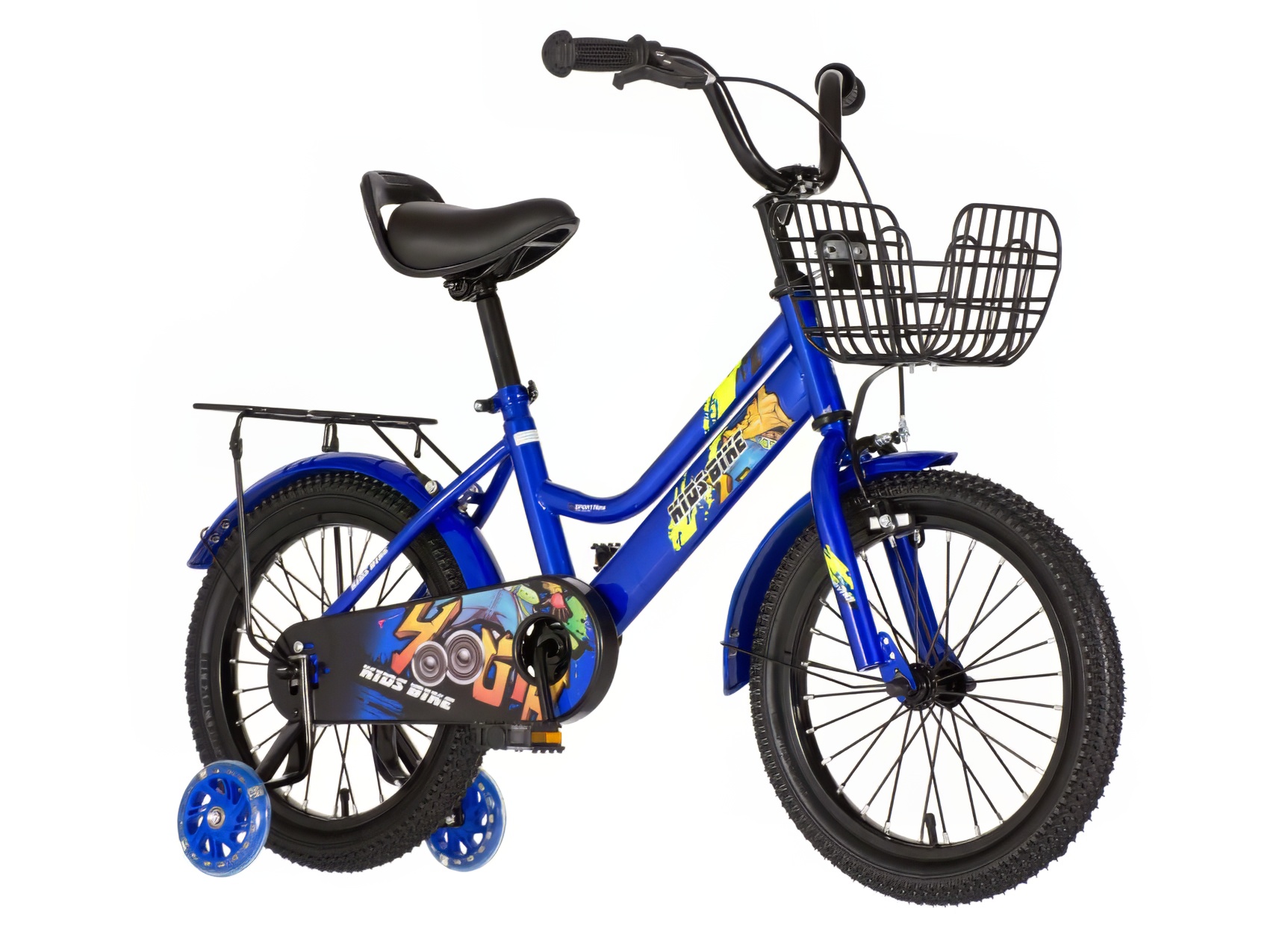 Kids bike Music plava 16 2024