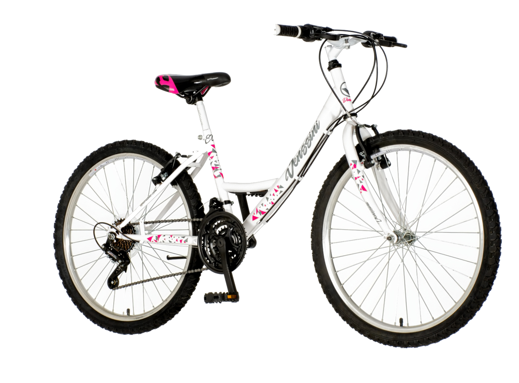 Bicikl Venssini Parma Ella 24" sivo roze