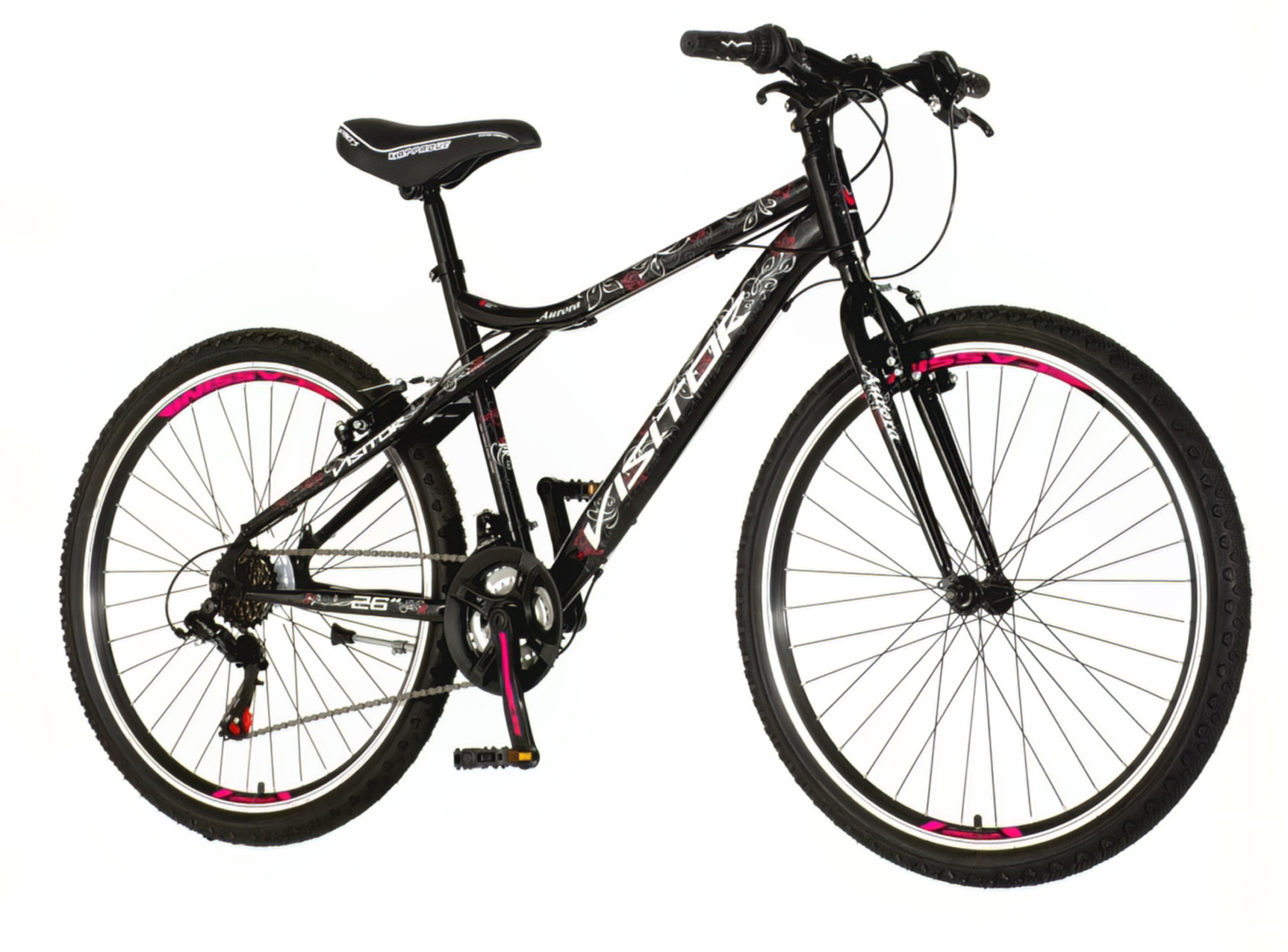 Bicikl Visitor Aurora 26" crno beli