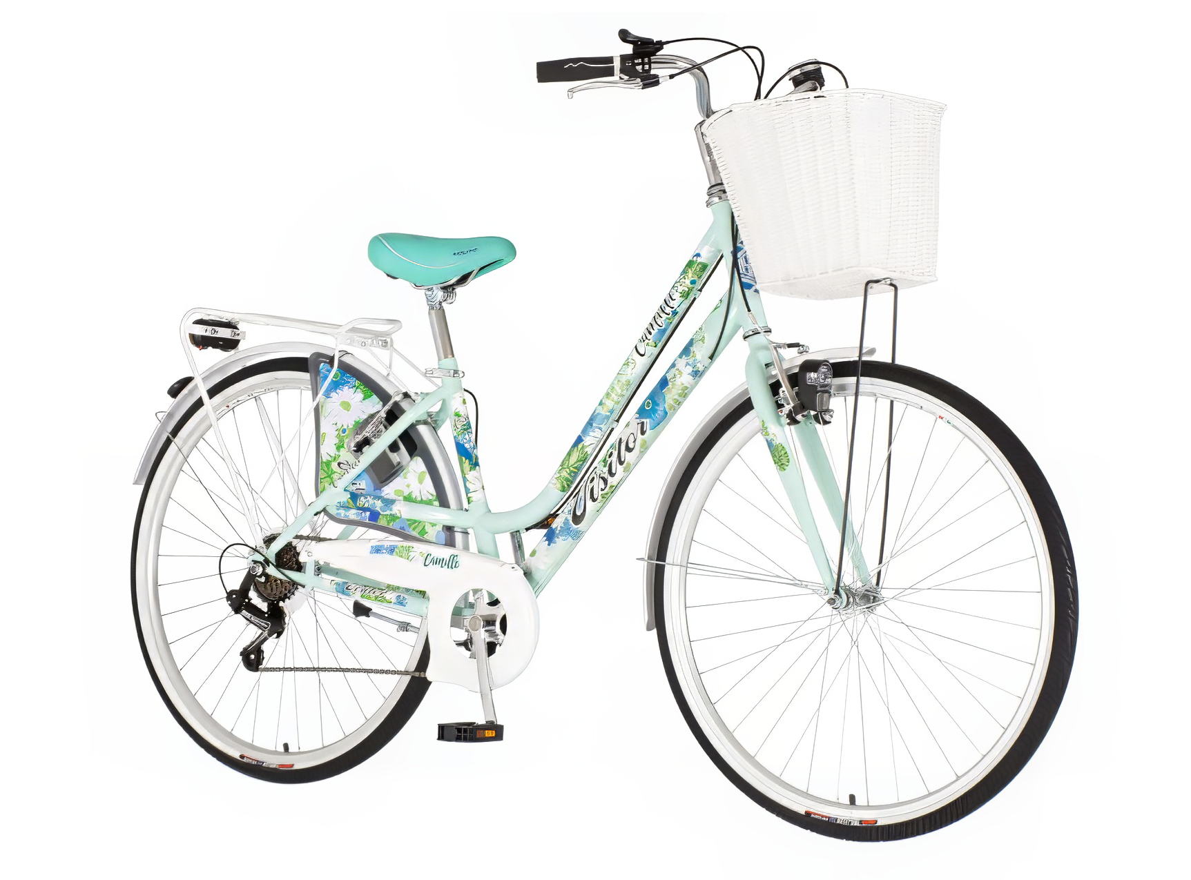Visitor camille fashion bicikla tirkiz plava-fas289s6