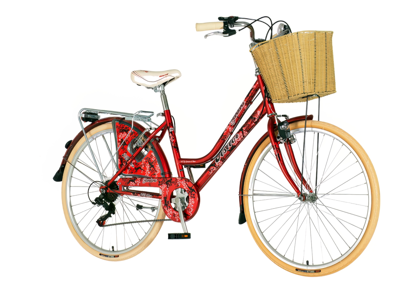 Bicikl Visitor Fashion Bandana 26x1.3/8" crveno crni