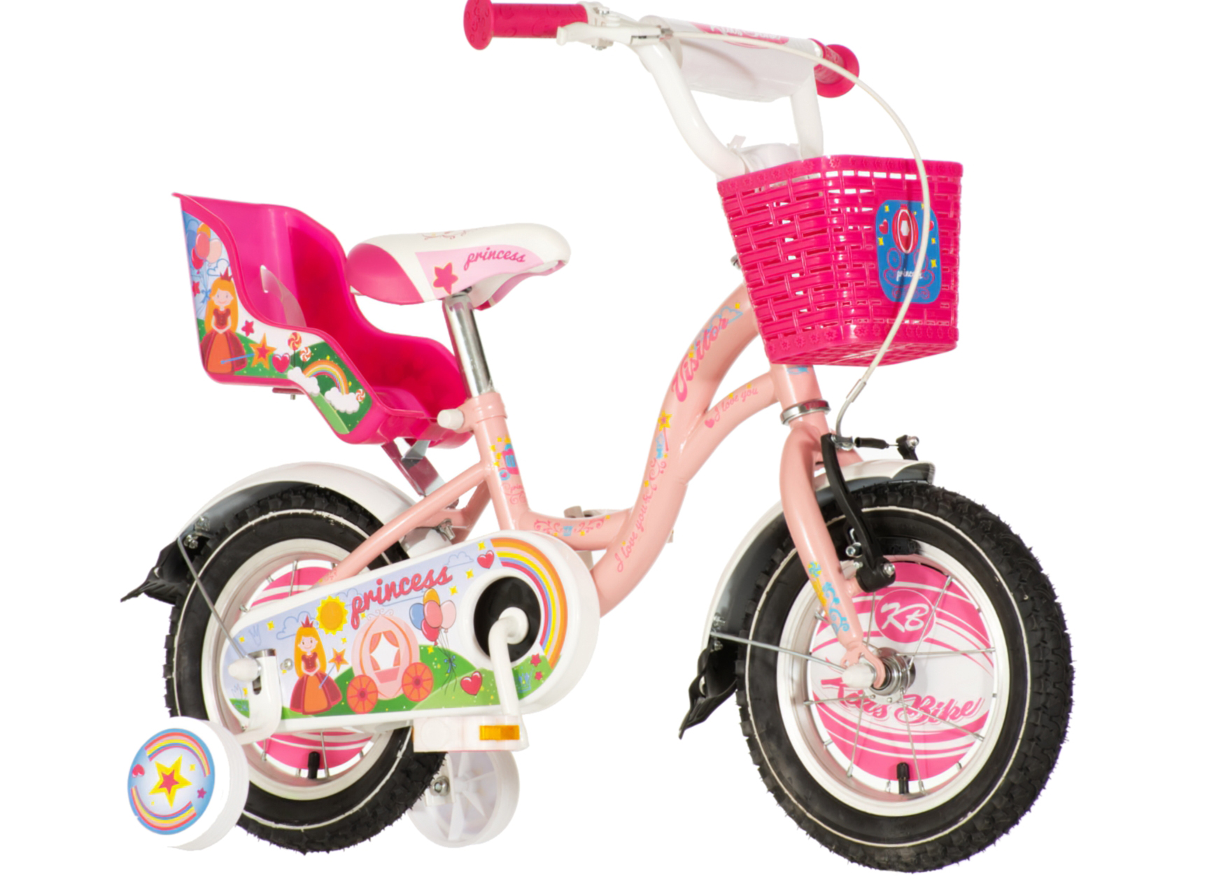 Bicikl Visitor Princess 12" roze