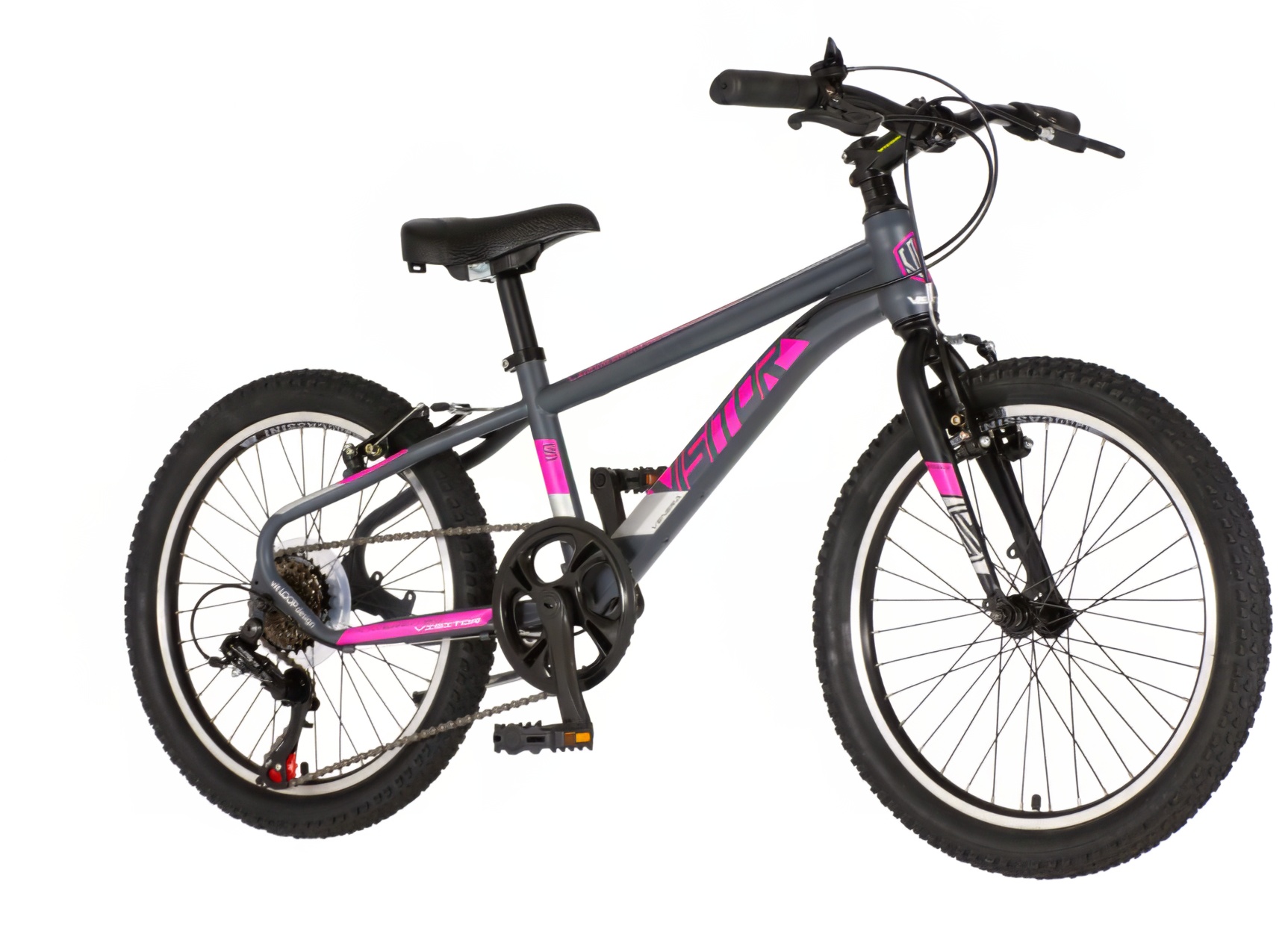 Bicikl Visitor Radiance 20" sivo roze