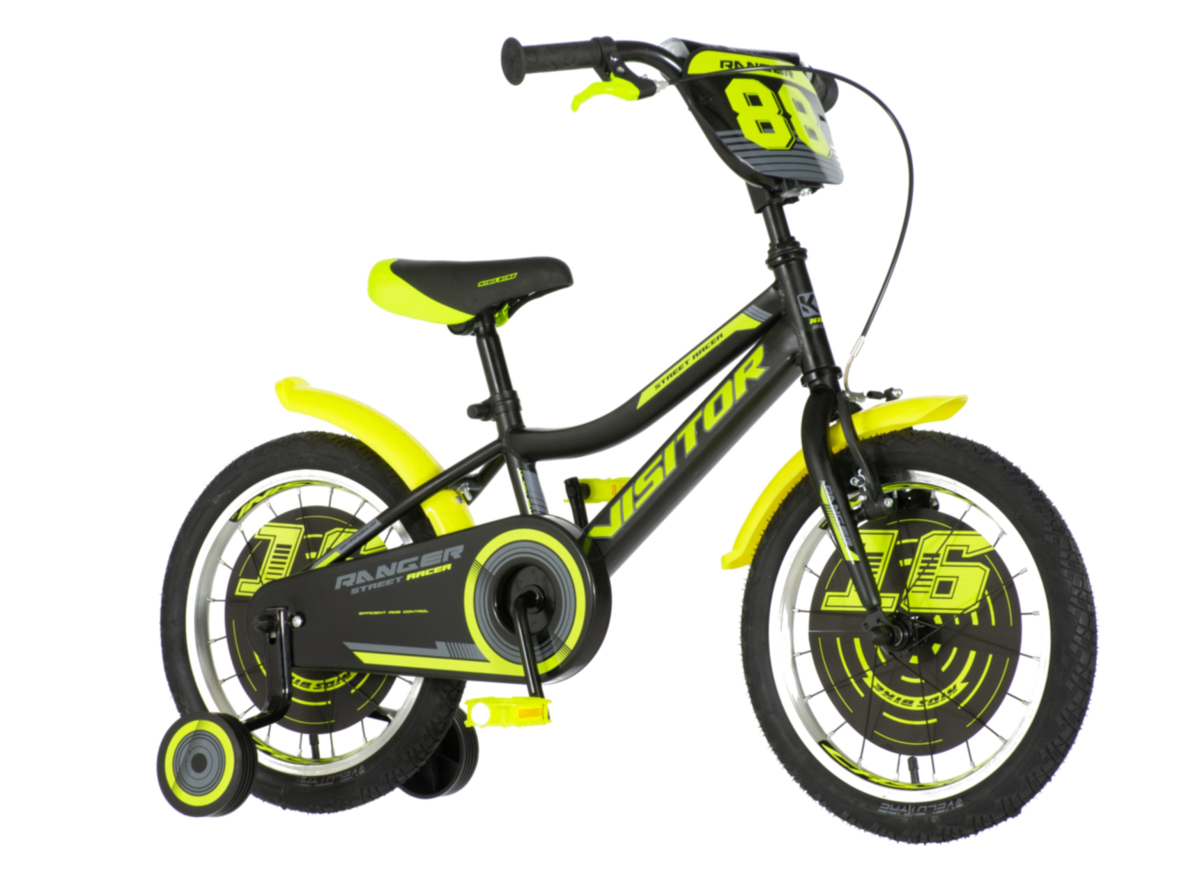 Bicikl Visitor Ranger  16" crno žuti