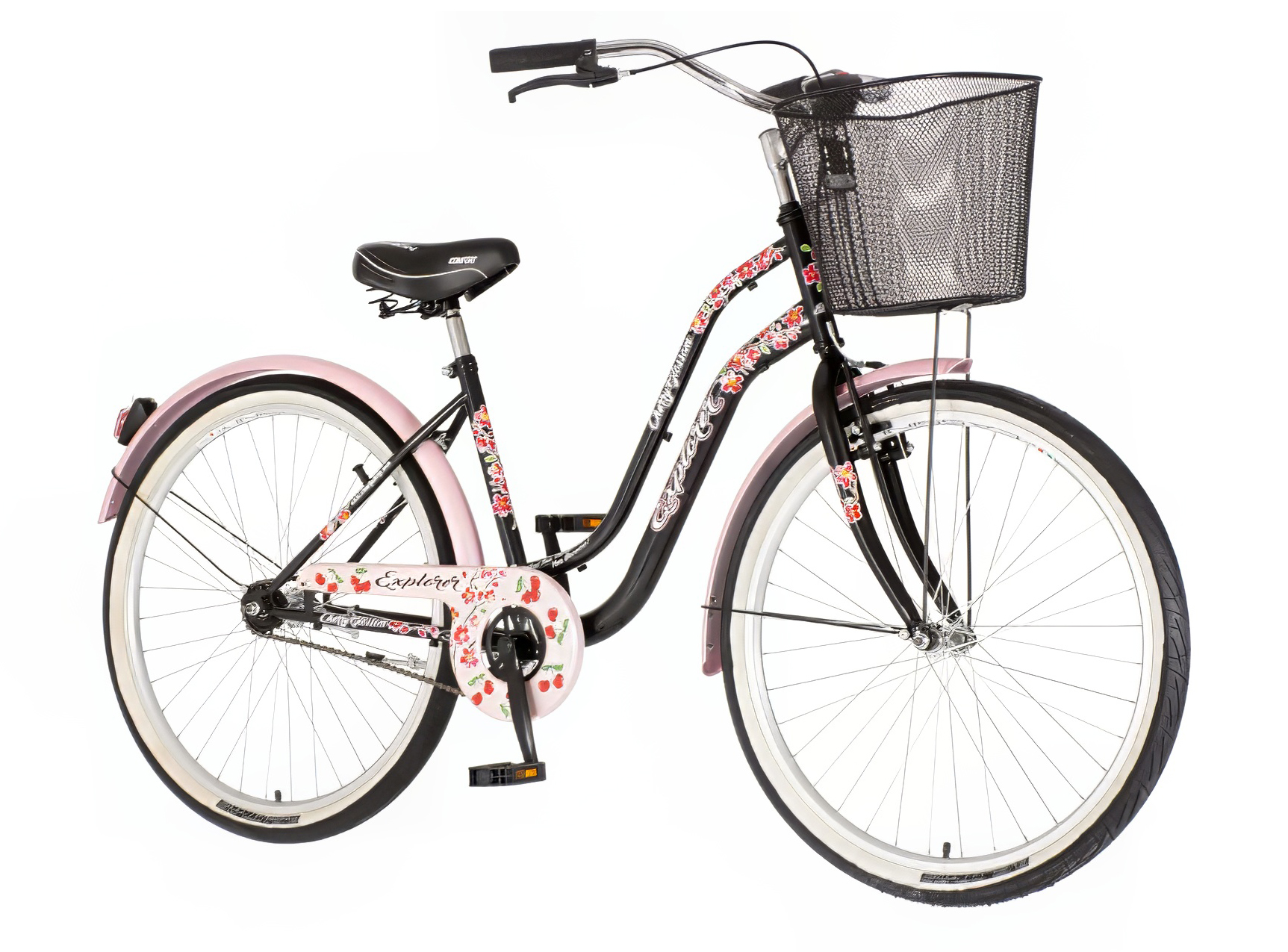 Fashion bicikla explorer crno roza-lad261kk