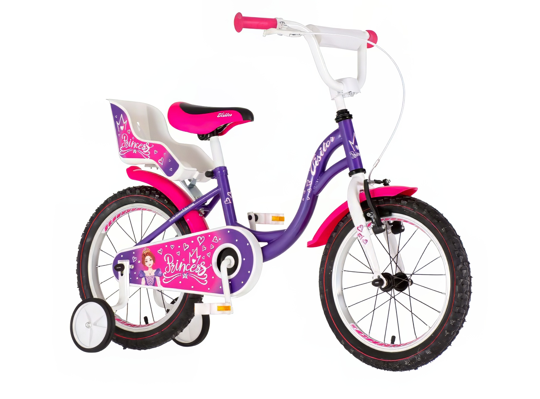 Bicikl Visitor Princess 16" ljubičasti