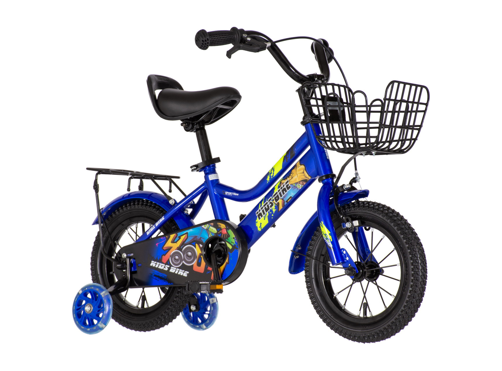Kids bike Music plava 12 2024
