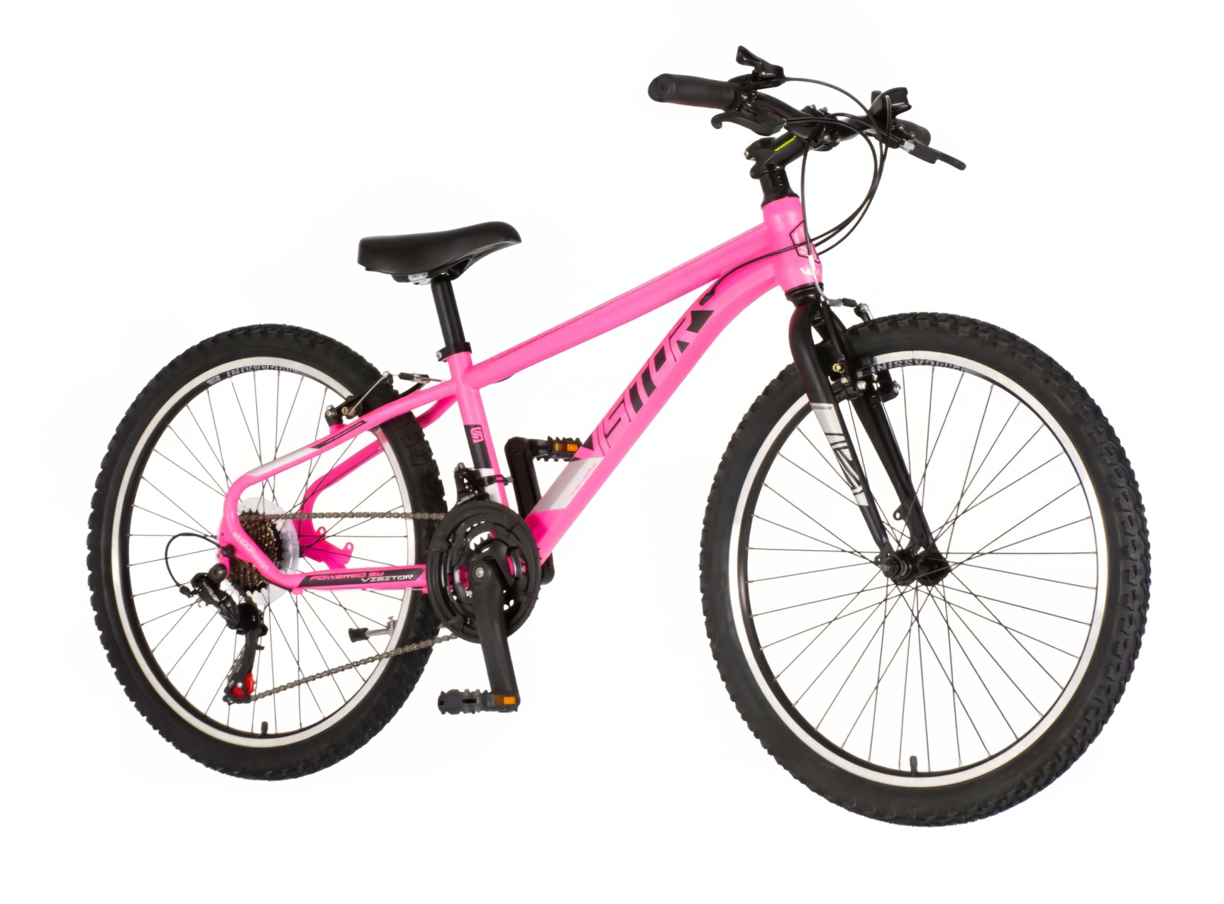 Bicikl Visitor Radiance 24" roze crni