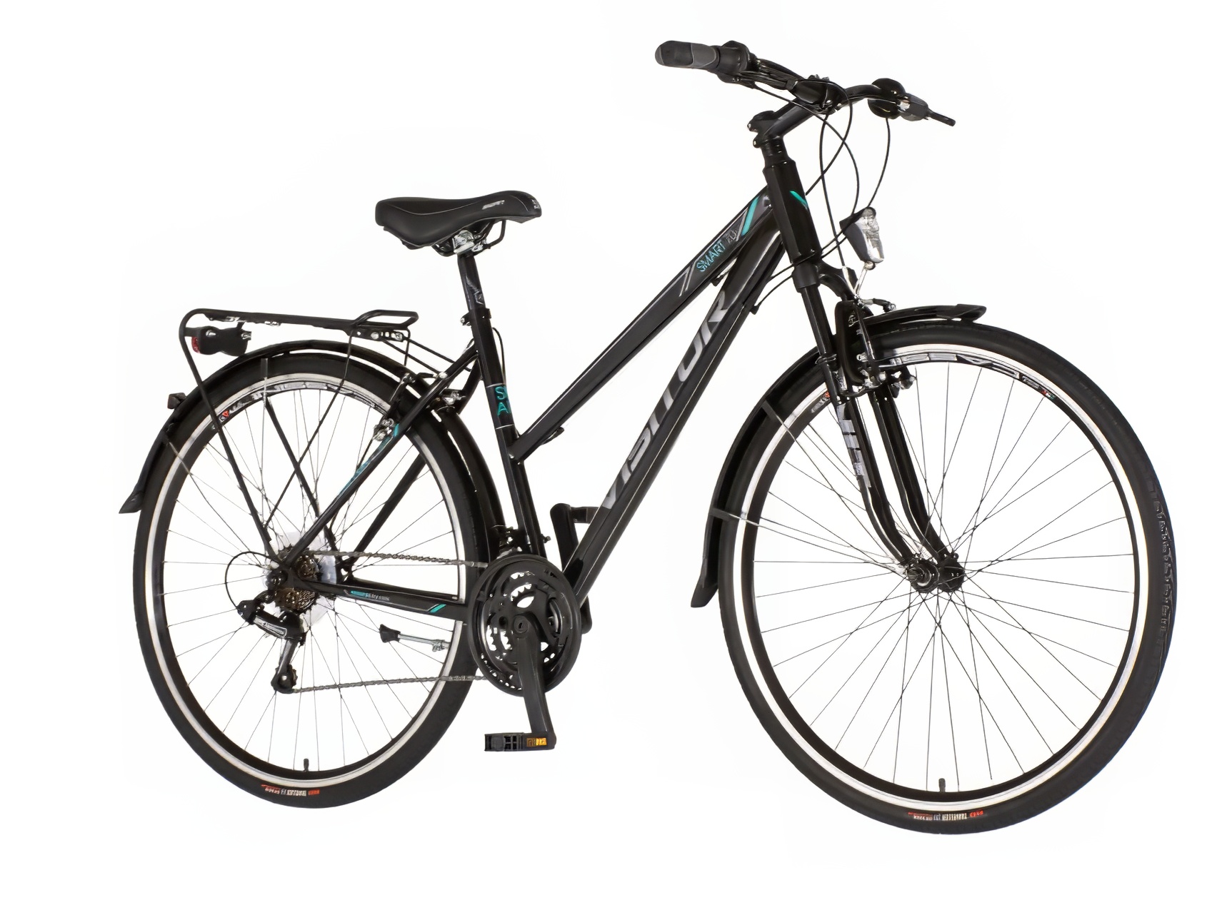 Bicikl Visitor Tour Smart 28" crno tirkiz