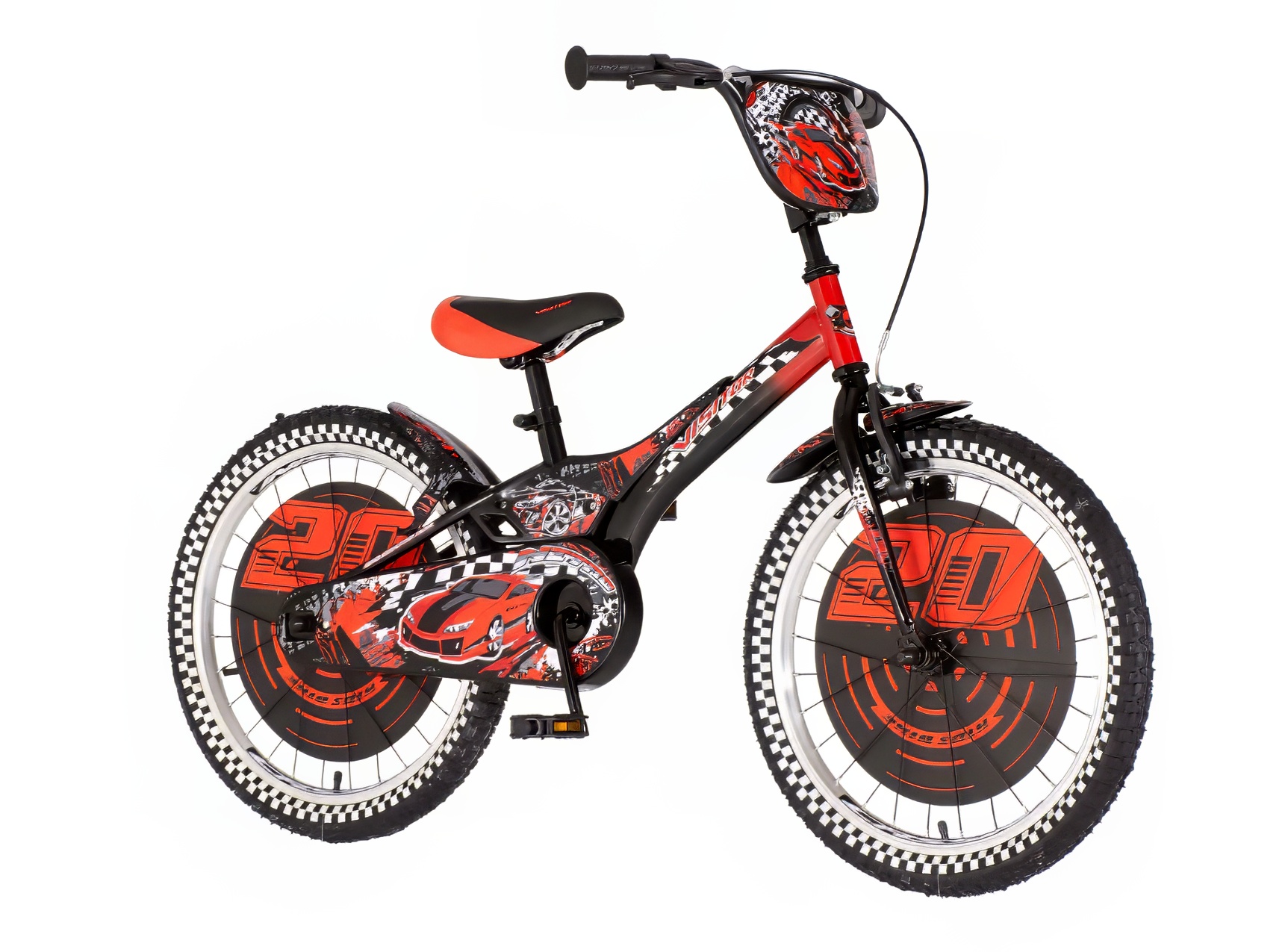 Bicikl Visitor Nitro 20" crno crveni