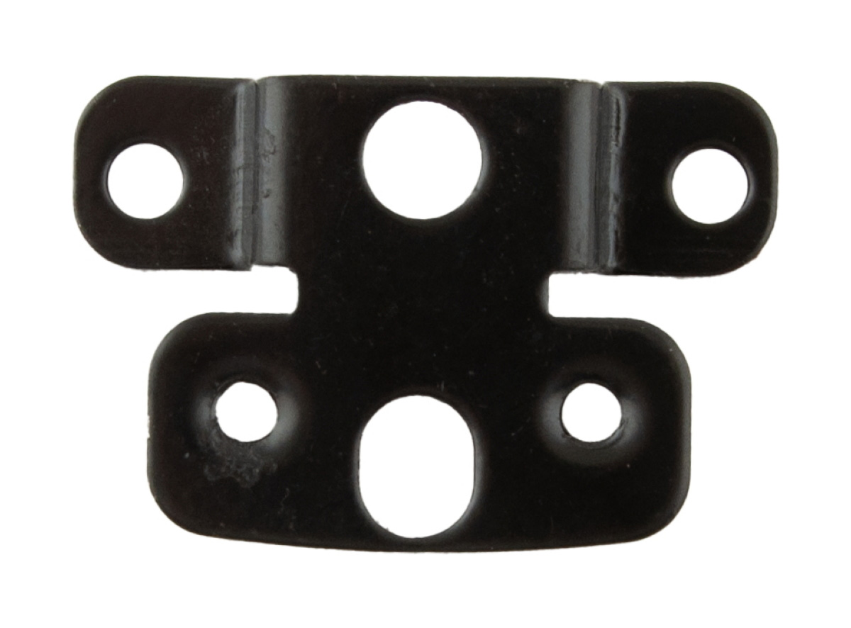 Headlight fixing iron sheet