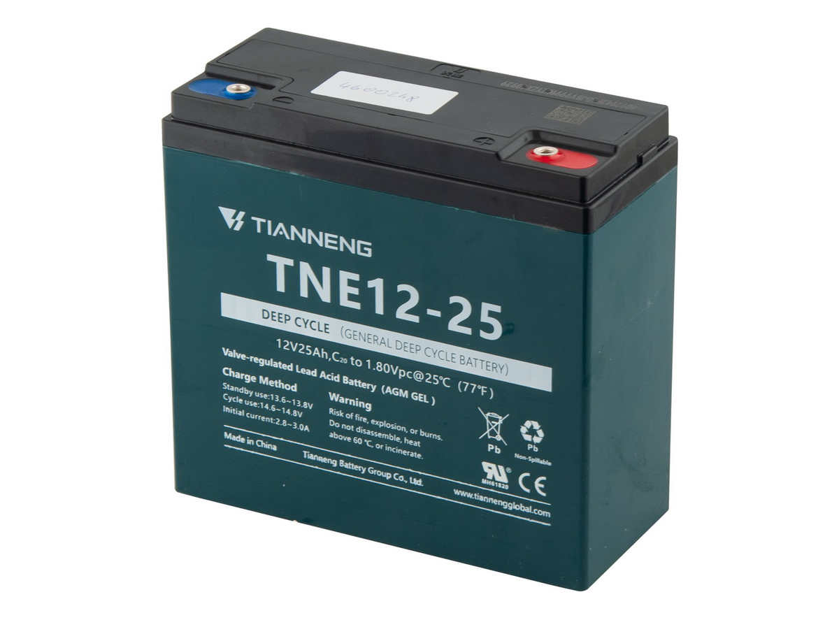 EB.BATERIJA OLOVNA 12V 25Ah, TIANNENG TNE12-25