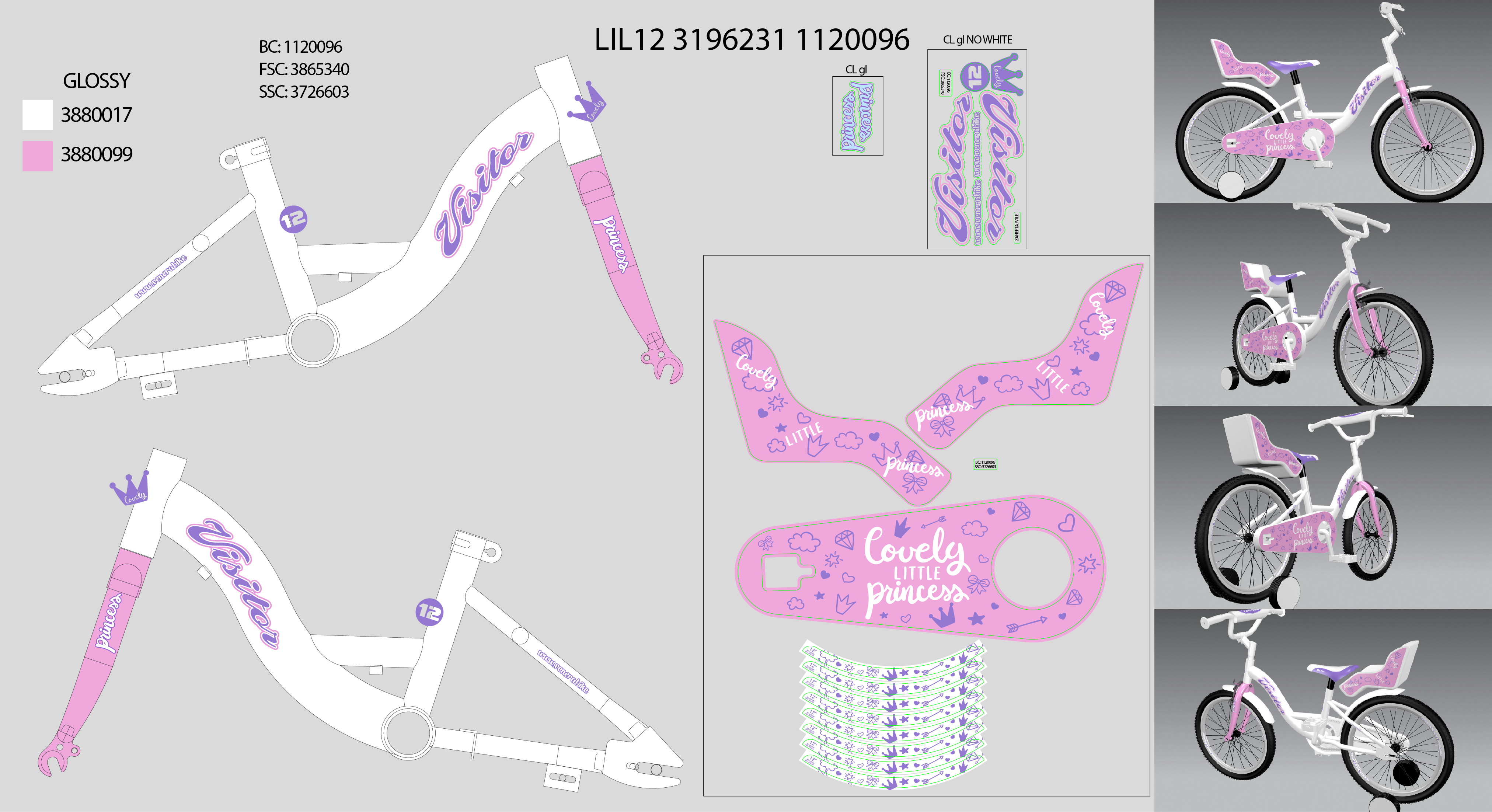 NAL.P.RAM.VEN STICKER LIL122DZTVKK/24AR9P14/12"8"