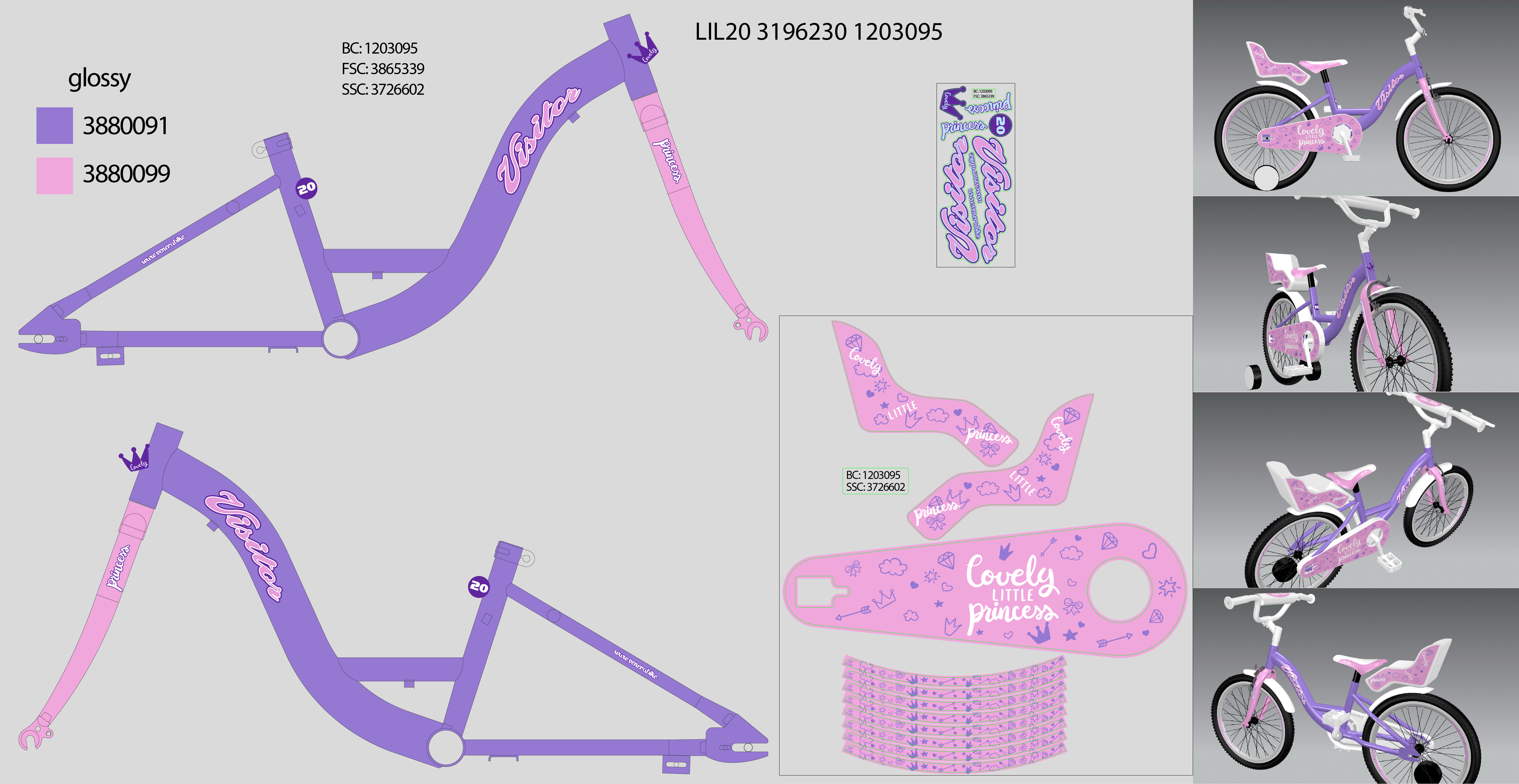 NAL.P.RAM.VEN STICKER LIL202DZTVKK/24AR9P8/20"10"