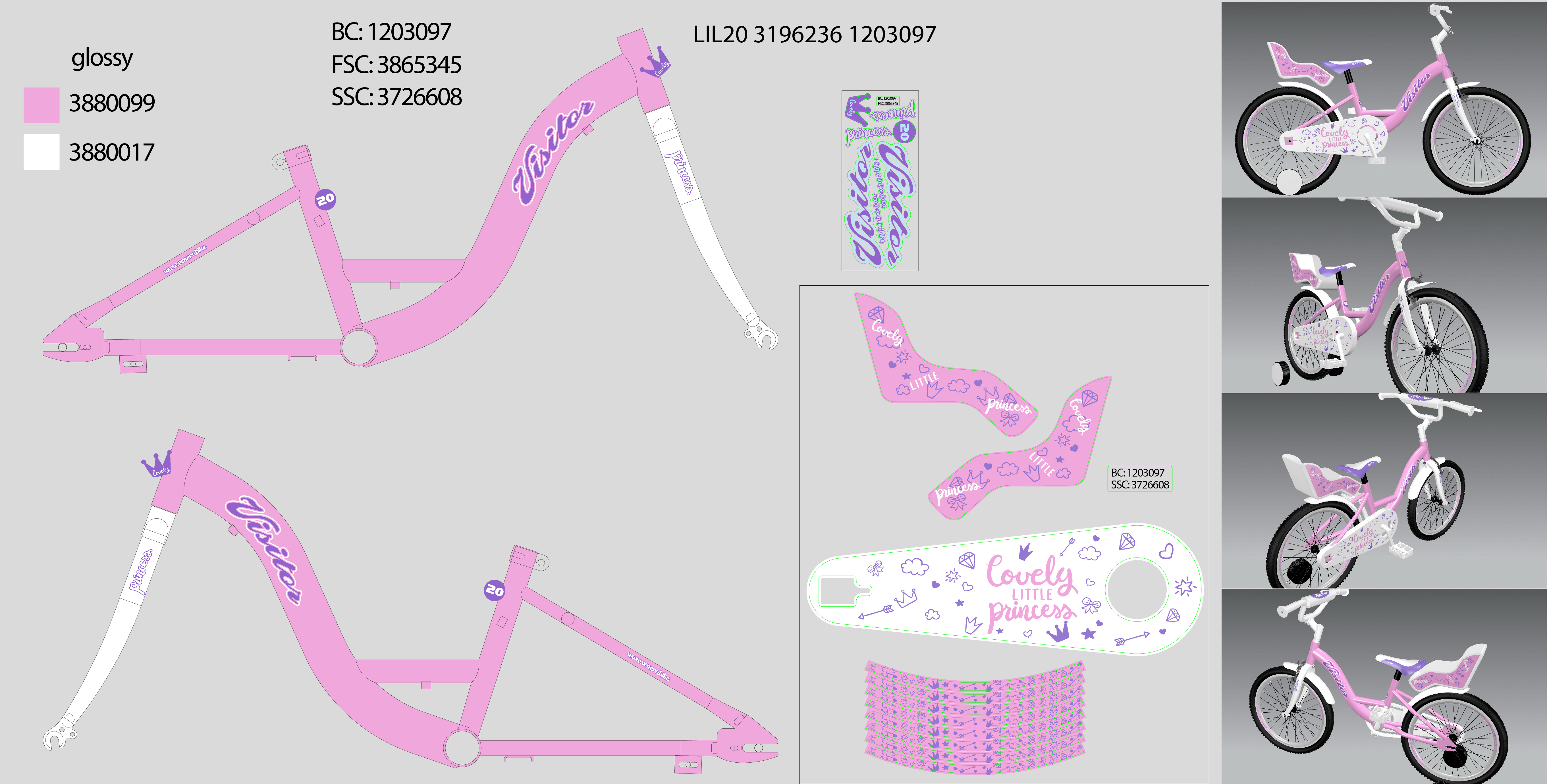 NAL.P.RAM.VEN.RAM PVC STICKER LIL202DZTVKK/24AR8P9/20"10"