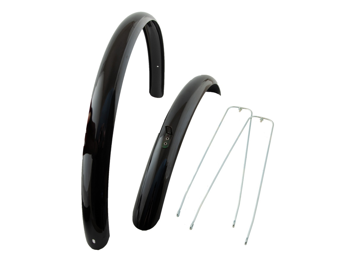 BLATOBRAN 26" EUROFENDER PVC CRNI 53mm SIRINA ECO TYPE MONTAZA