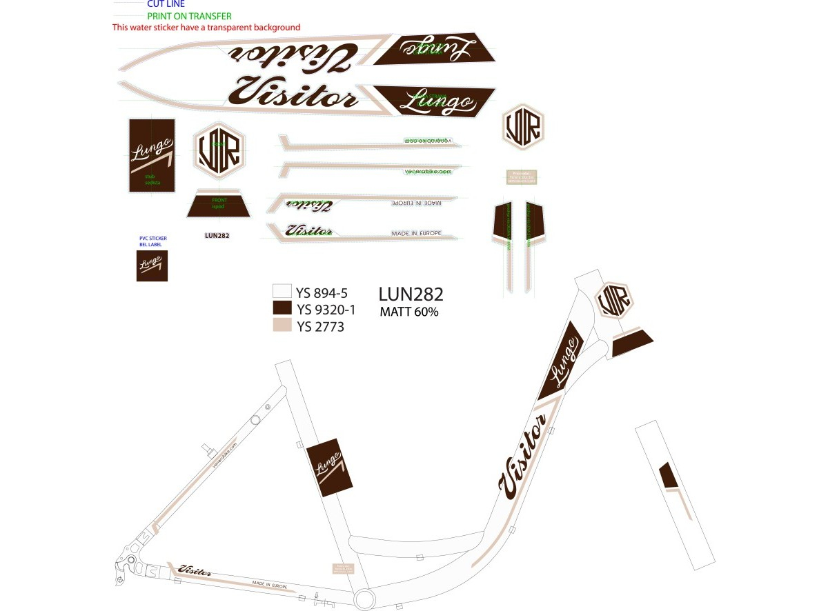 Lun282 28/20 F.RAM CASSINI za visitor lungo beli  2022 @@