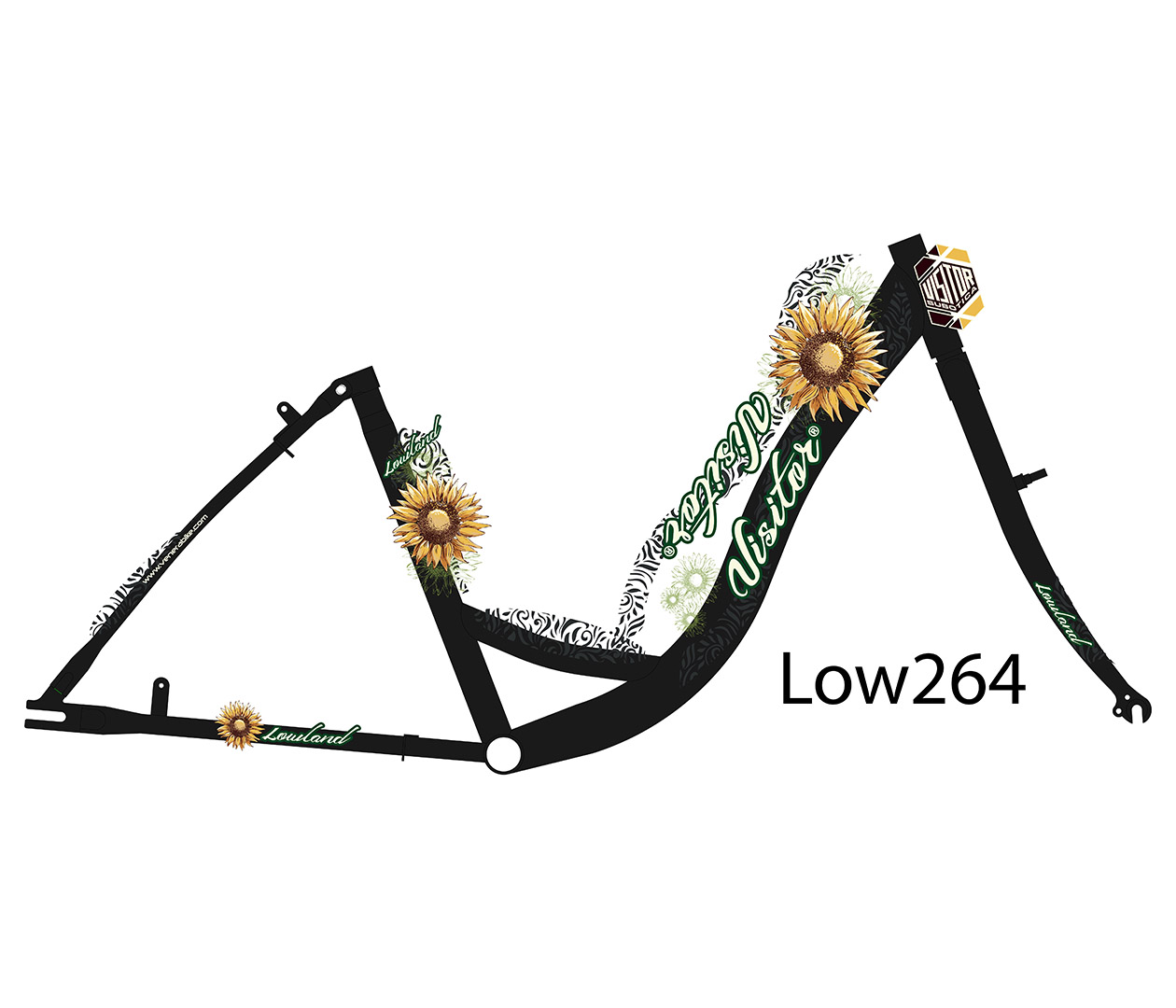 Low264 26/16 F.RAM KINA za visitor lowland crni 2021