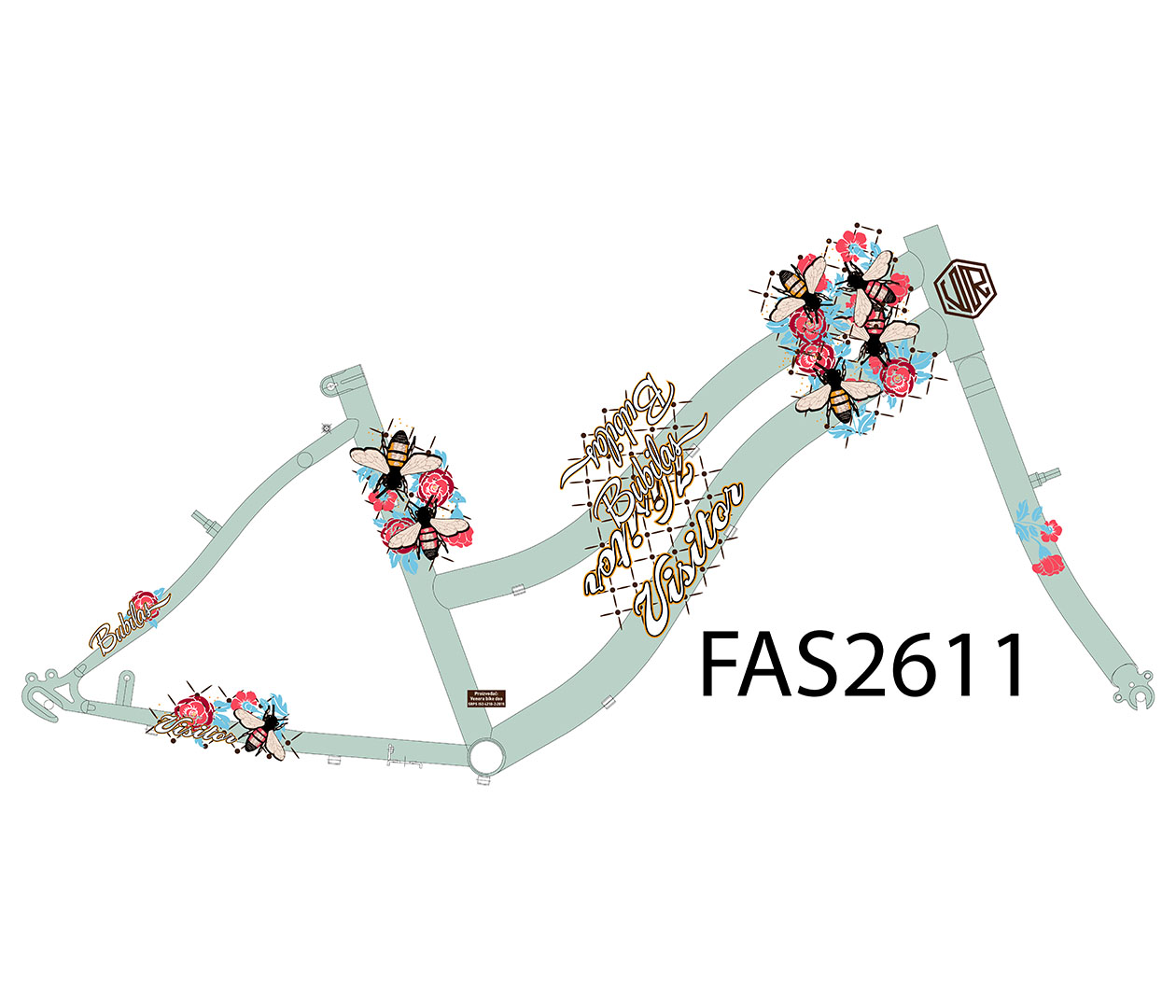 Fas2611 26/16 F.RAM KINA za visitor cruiser bubilas tirkiz 2021