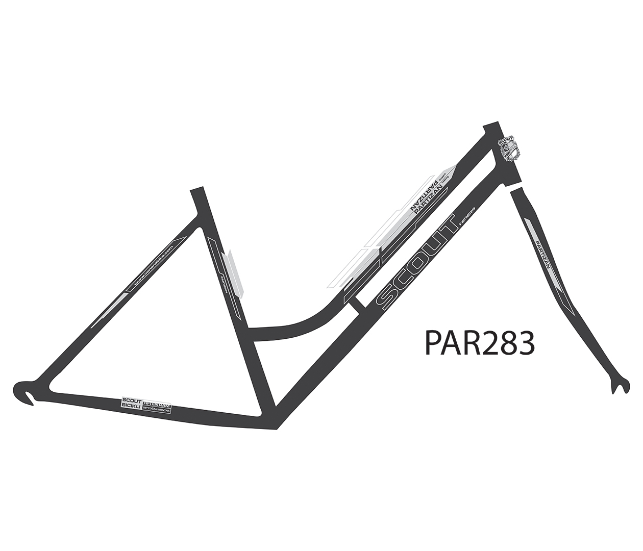 Par283 28/20 F.RAM CASSINI za scout partizan sivi 2021 @@