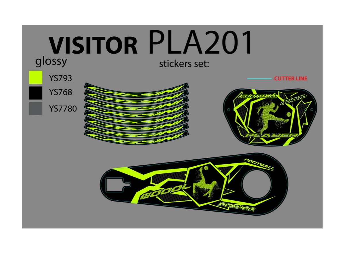 NAL.P.VEN PLA201 PLAYER 20 NALEPNICE ZA BLATOBRAN, TOCKOVE, LANCOBRAN 2017