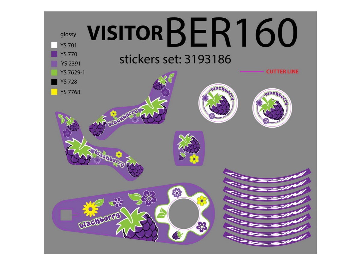 NAL.P.VEN BER160 SET NALEPICA BLACKBERRY 16 ZA POMO.TOC KORPU LANC 2017