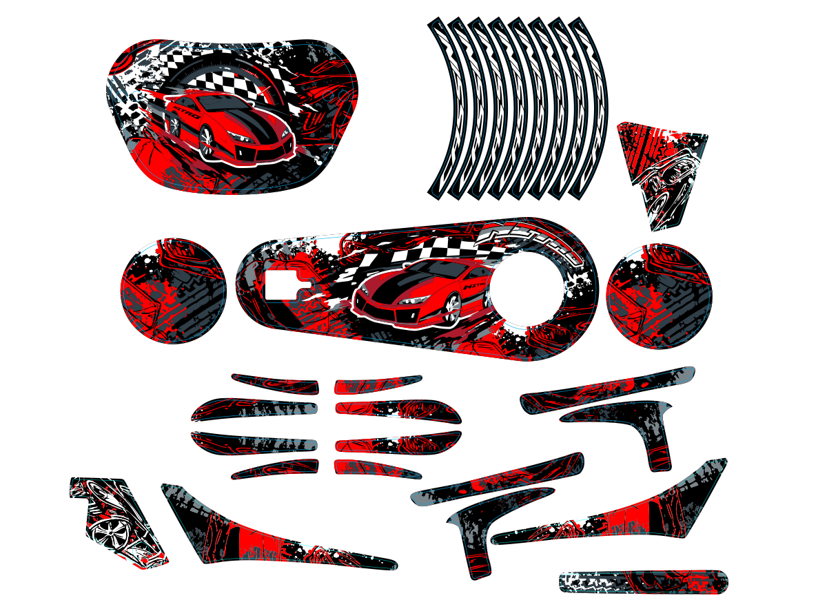 NAL.P.VEN NIT NITRO 12 SET NALEPNICA 2019