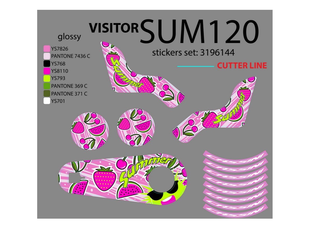 NAL.P.VEN SUM120 SUMMER 12 SET NALEPNICA 2020